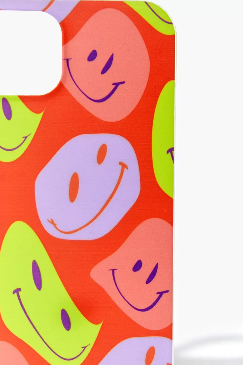 Electronics + Accessories>Forever 21 Abstract Happy Face Case For Iphone 13 Pink/Multi