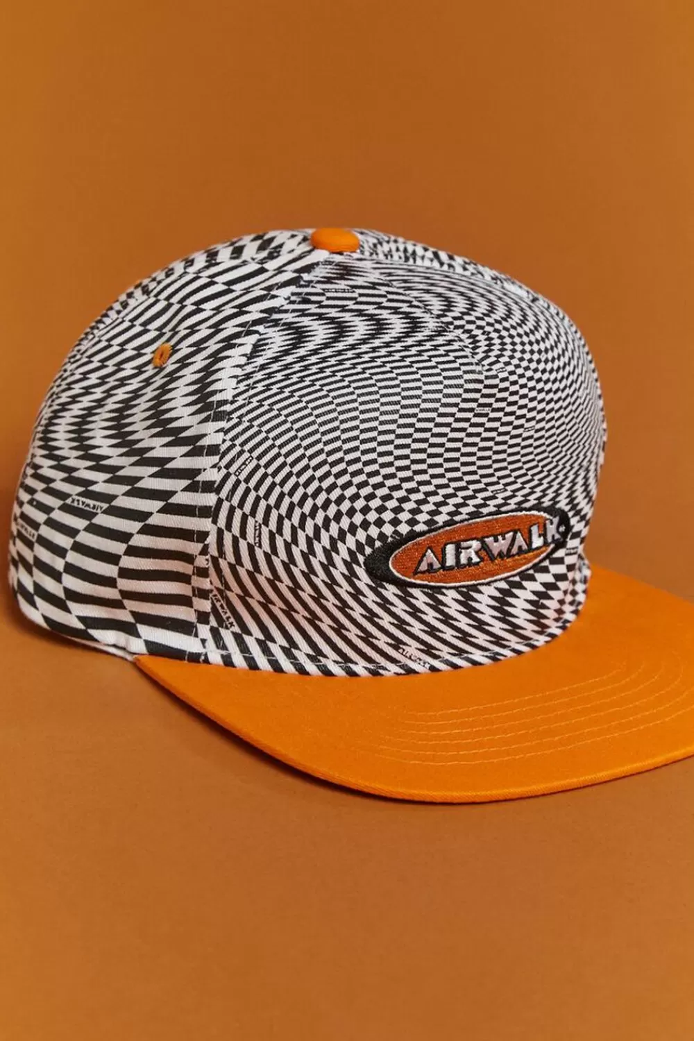 Hats + Beanies>Forever 21 Airwalk Checkered Baseball Cap Black/Multi
