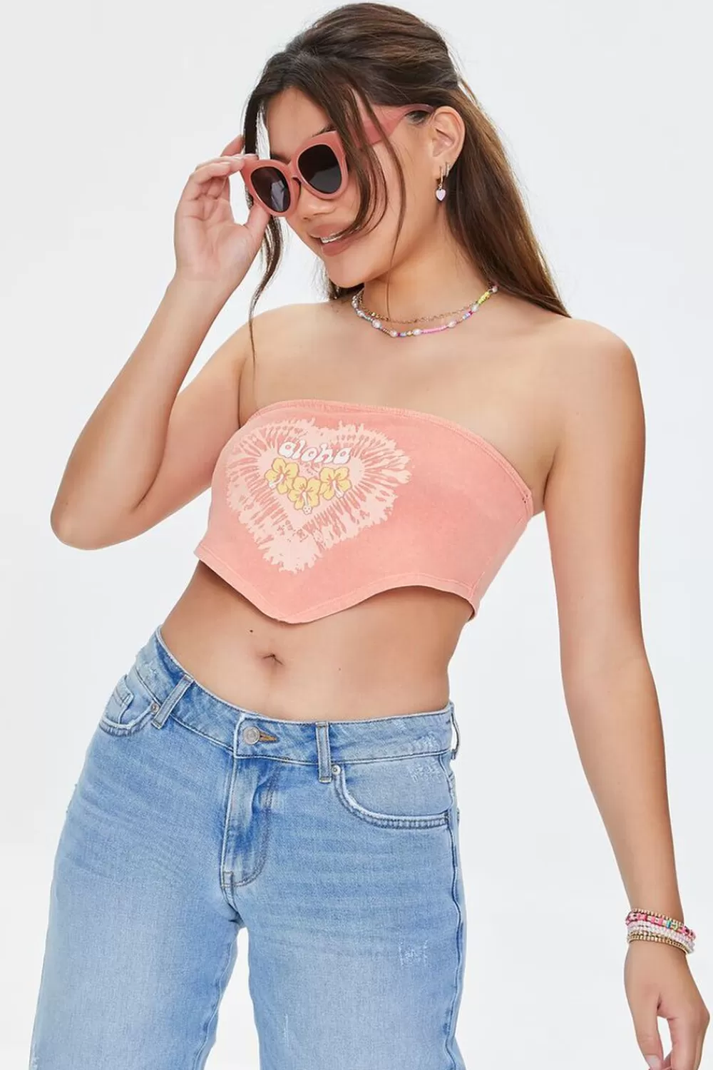 Forever 21 Aloha Graphic Tube Top | Women Tops