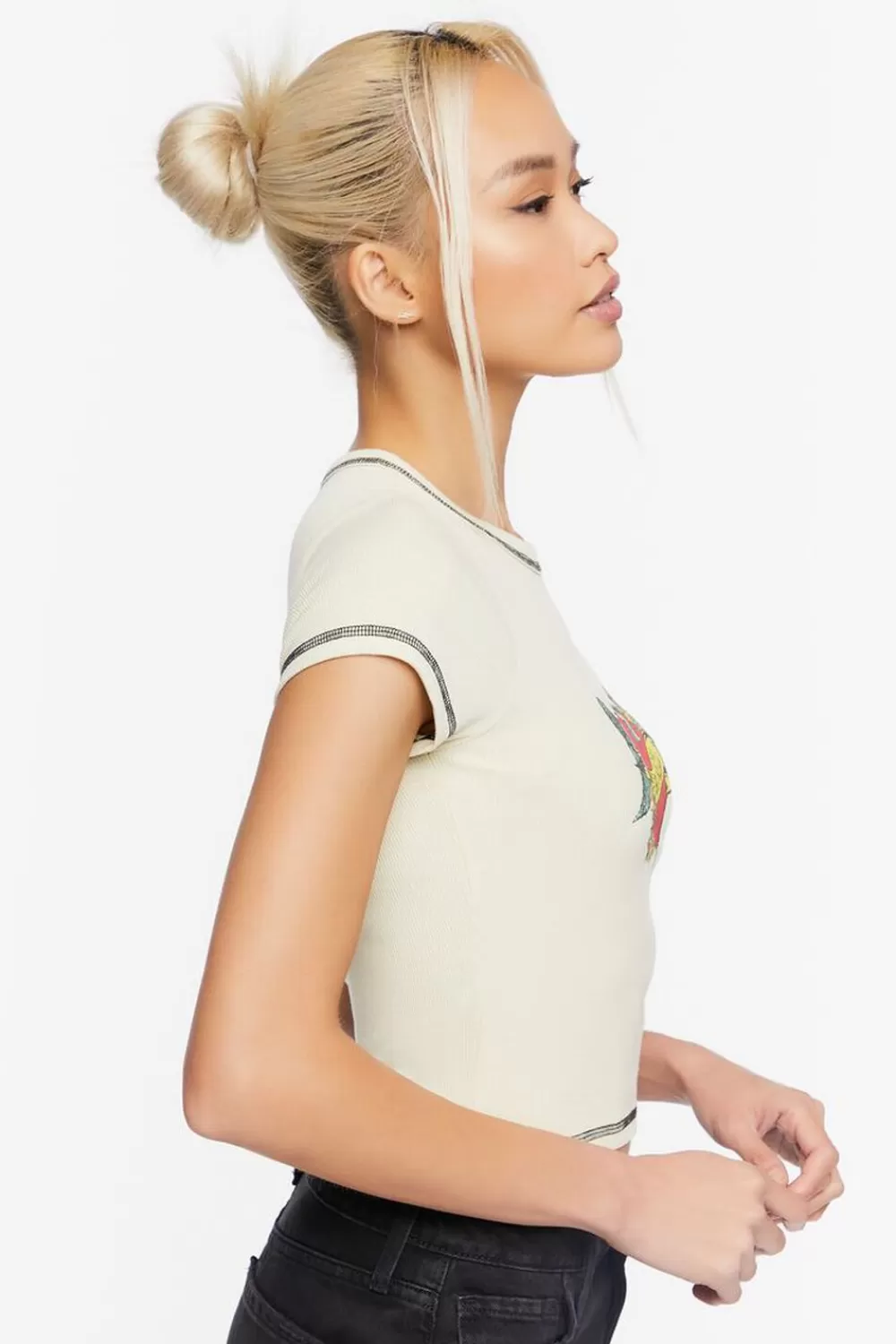 Forever 21 Angel Graphic Baby Tee | Women Tops