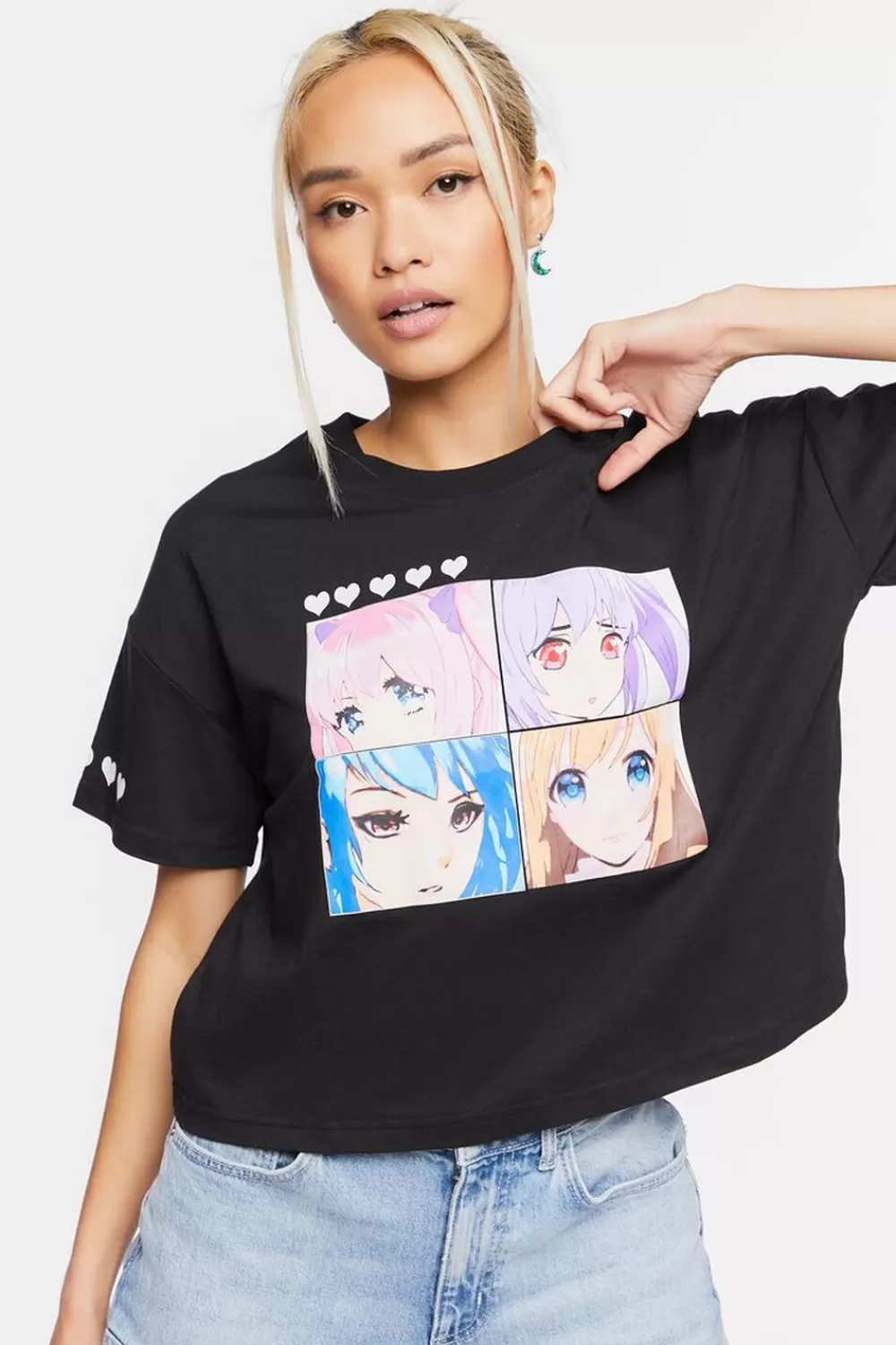 Forever 21 Anime Character Graphic Tee | Women Tops