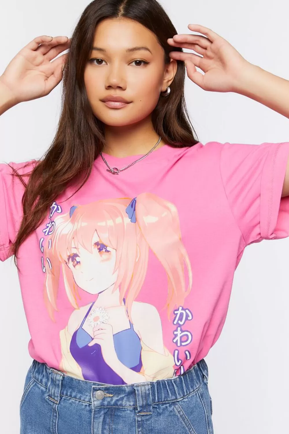 Forever 21 Anime Character Graphic Tee | Women Tops