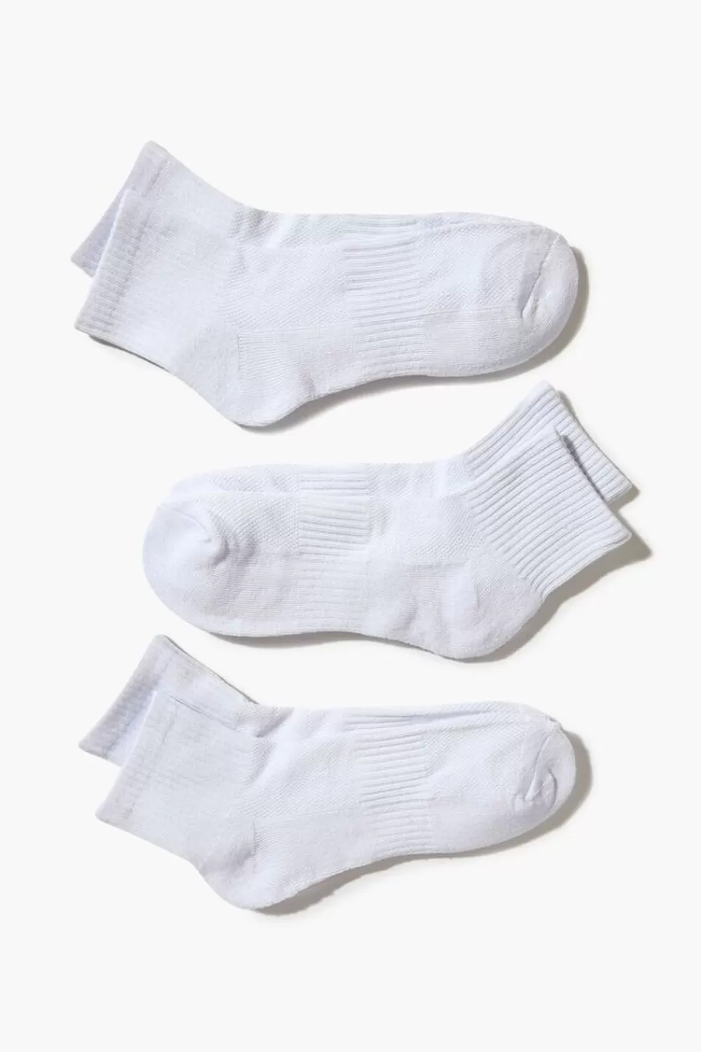 Socks + Tights>Forever 21 Ankle Socks Set - 6 Pack White/White