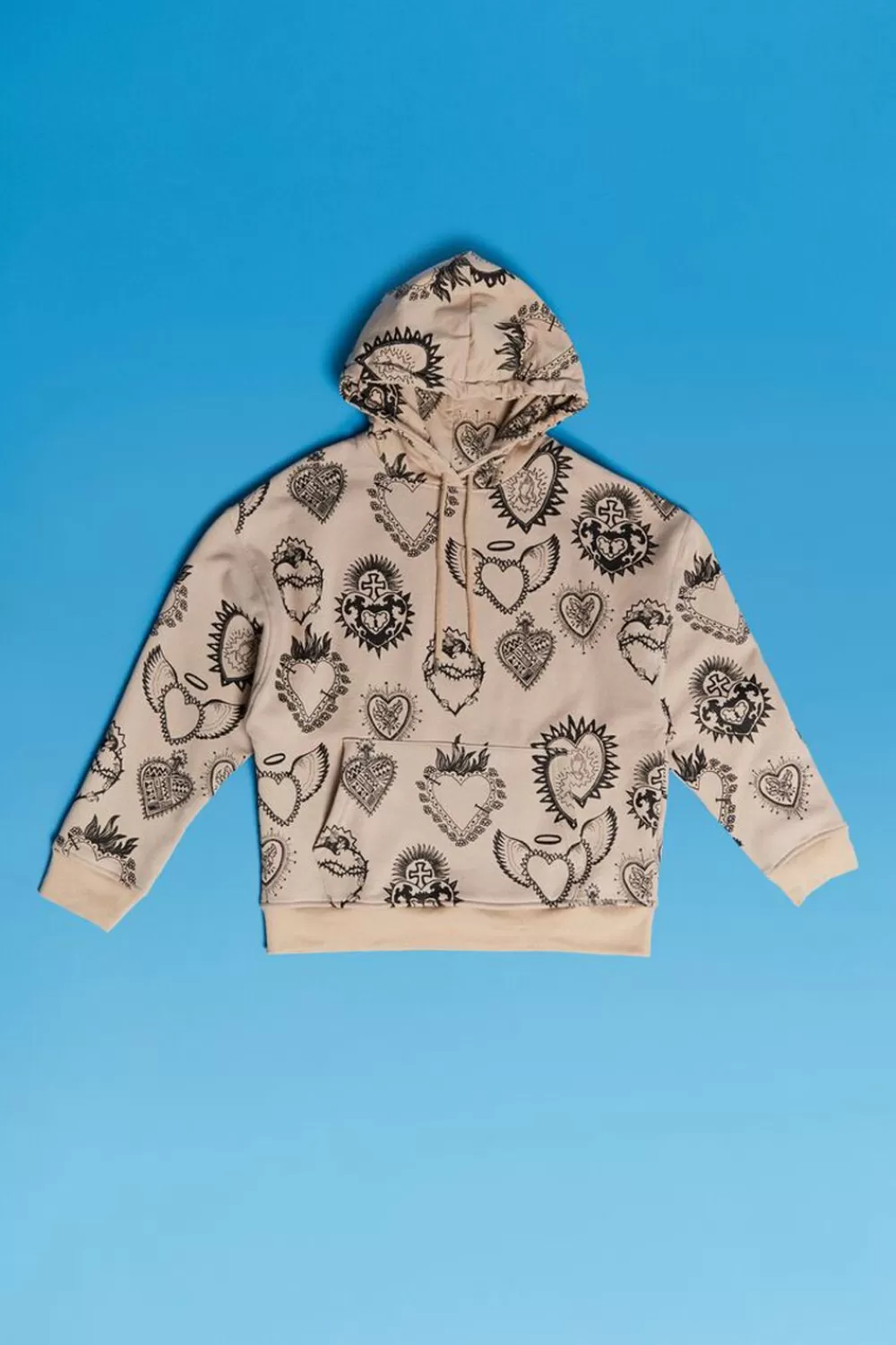 Forever 21 Assorted Heart Print Hoodie | Women Tops