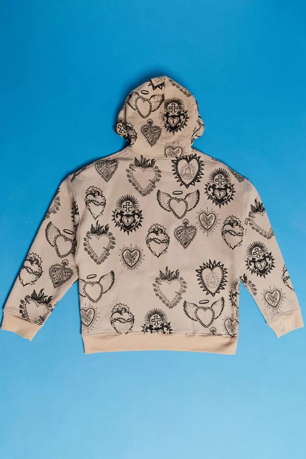 Forever 21 Assorted Heart Print Hoodie | Women Tops