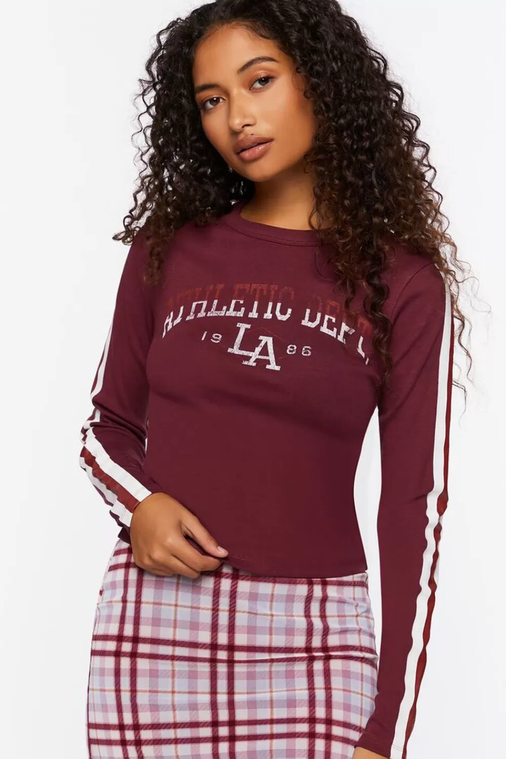 Forever 21 Athletic Dept Graphic Baby Tee | Women Tops