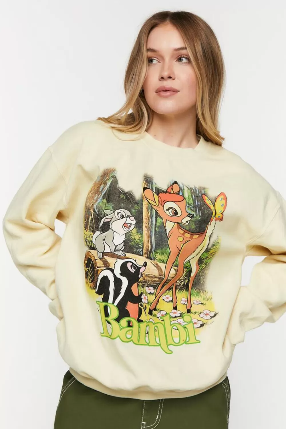 Forever 21 Bambi Graphic Pullover | Women Tops