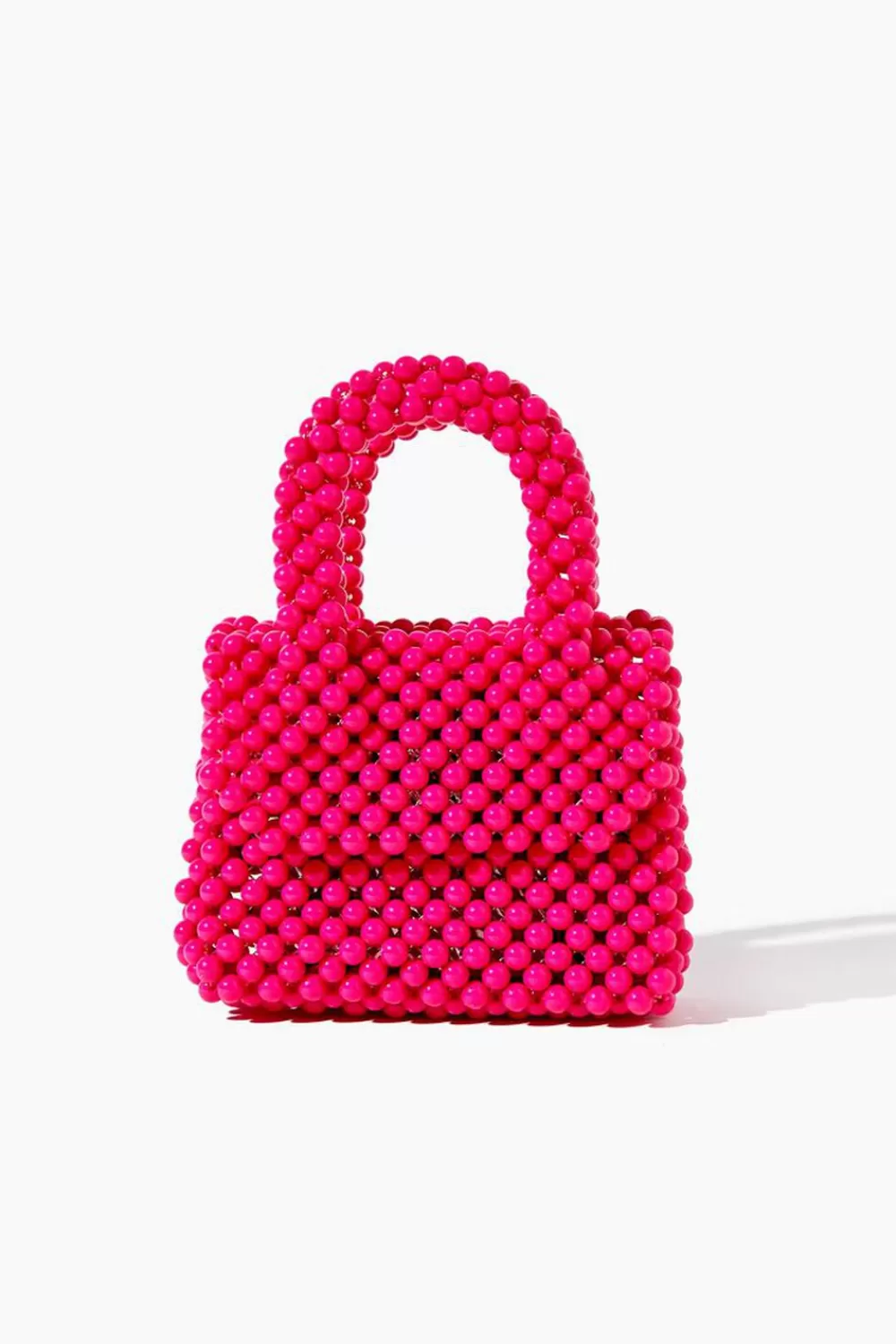 Bags + Backpacks>Forever 21 Beaded Mini Crossbody Bag Pink
