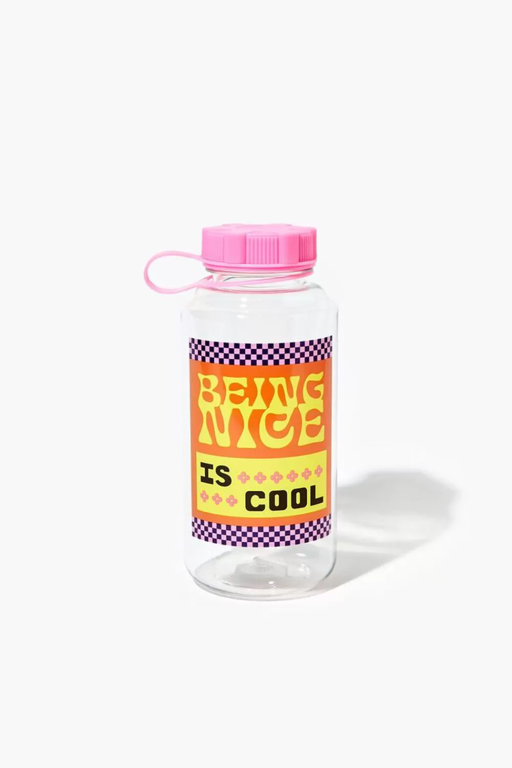 Home Decorate>Forever 21 Being Nice Is Cool Water Bottle Purple/Multi