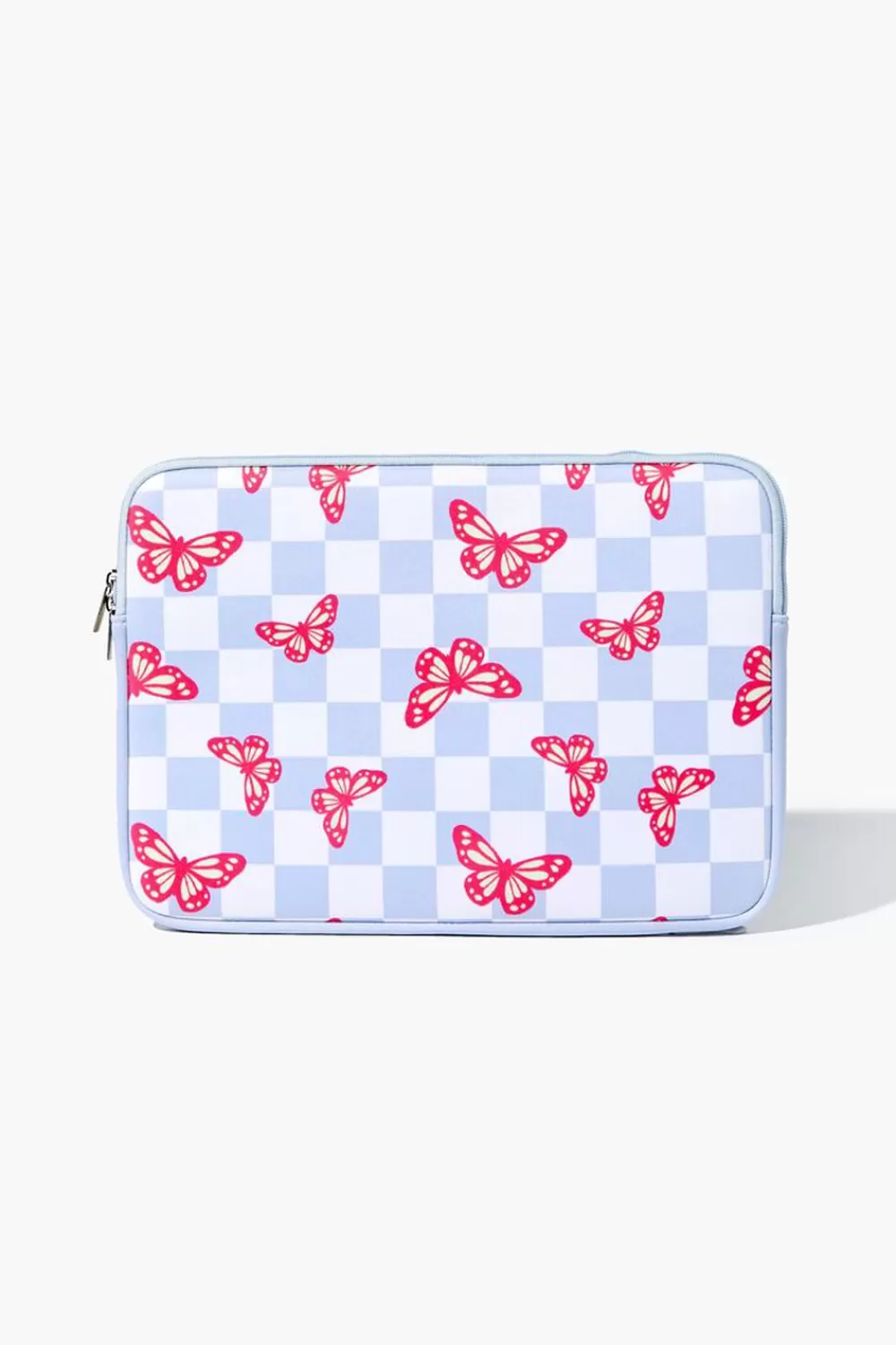 Electronics + Accessories>Forever 21 Butterfly Checkered Tablet Case White/Multi