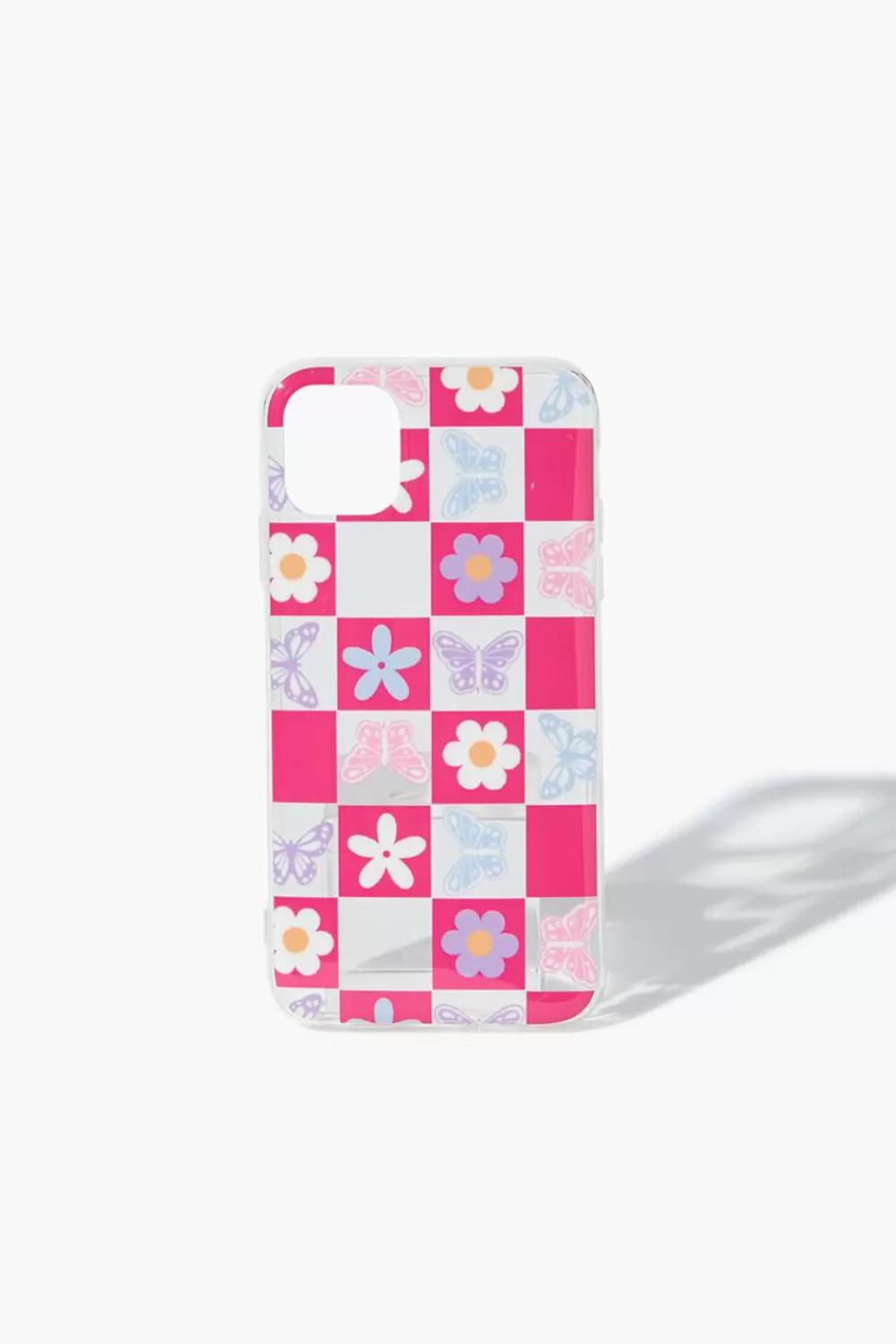 Electronics + Accessories>Forever 21 Checkered Phone Case For Iphone 11 Pink/Multi