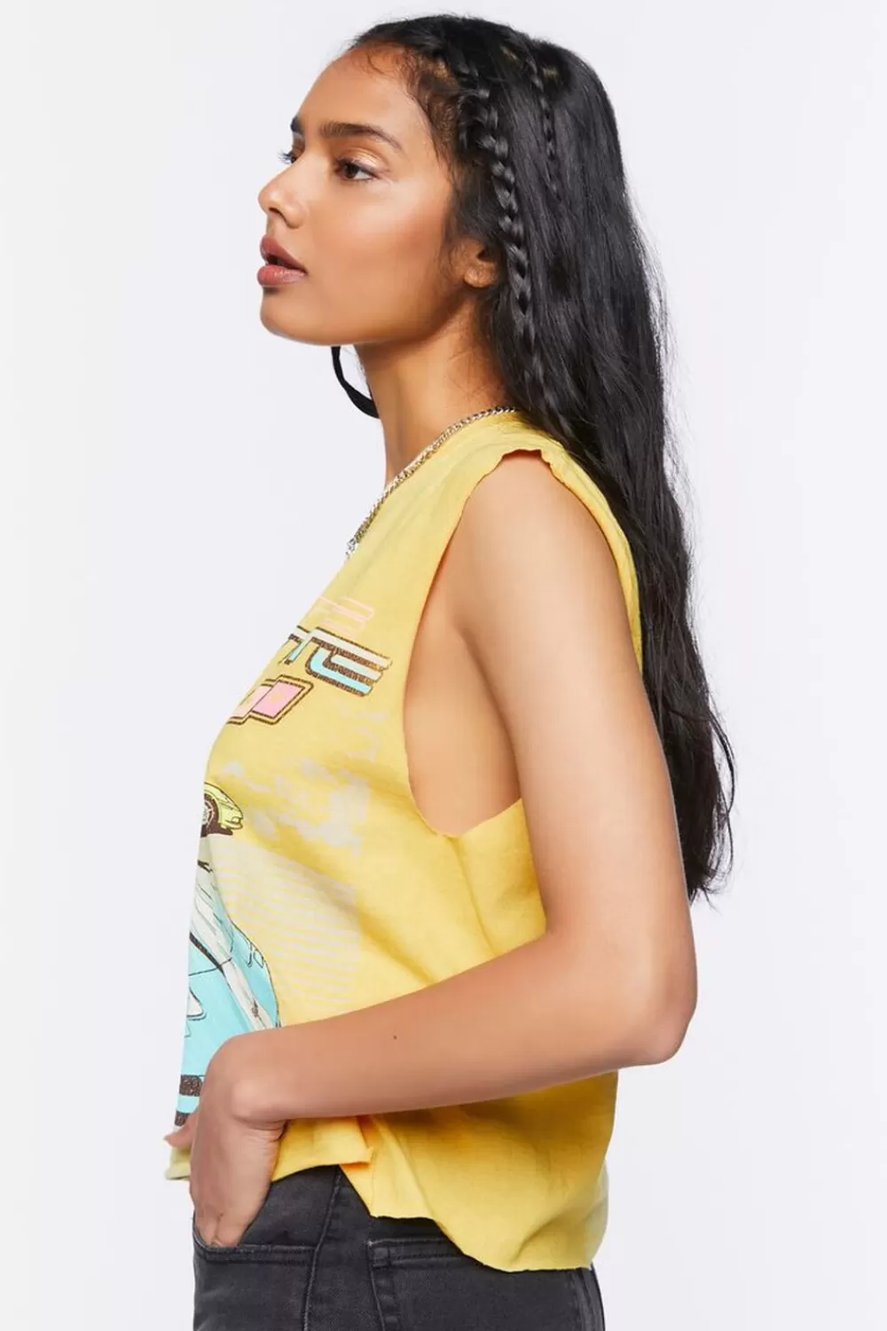 Forever 21 Chevrolet Corvette Graphic Muscle Tee | Women Tops