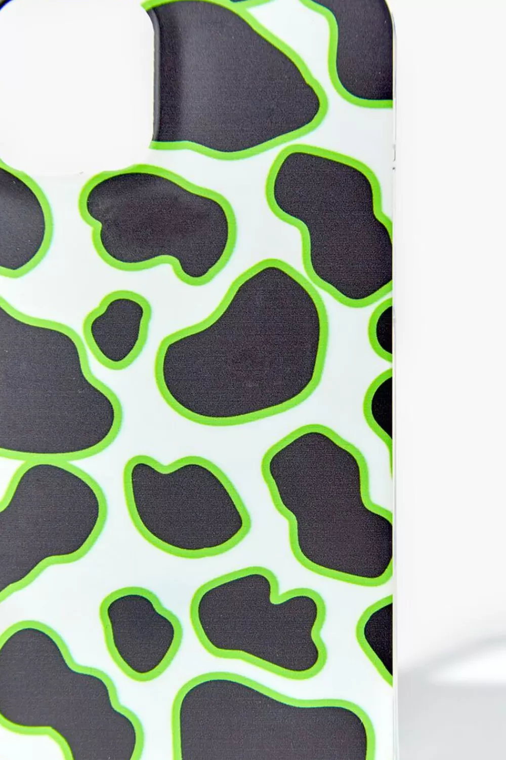 Electronics + Accessories>Forever 21 Cow Print Case For Iphone 12 Green/Multi