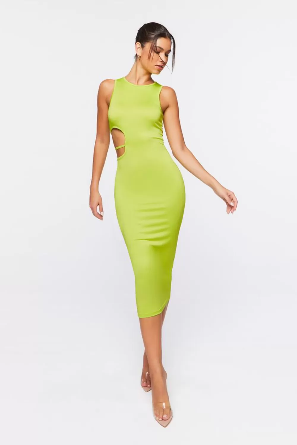 Forever 21 Cutout Bodycon Midi Dress | Women Dresses