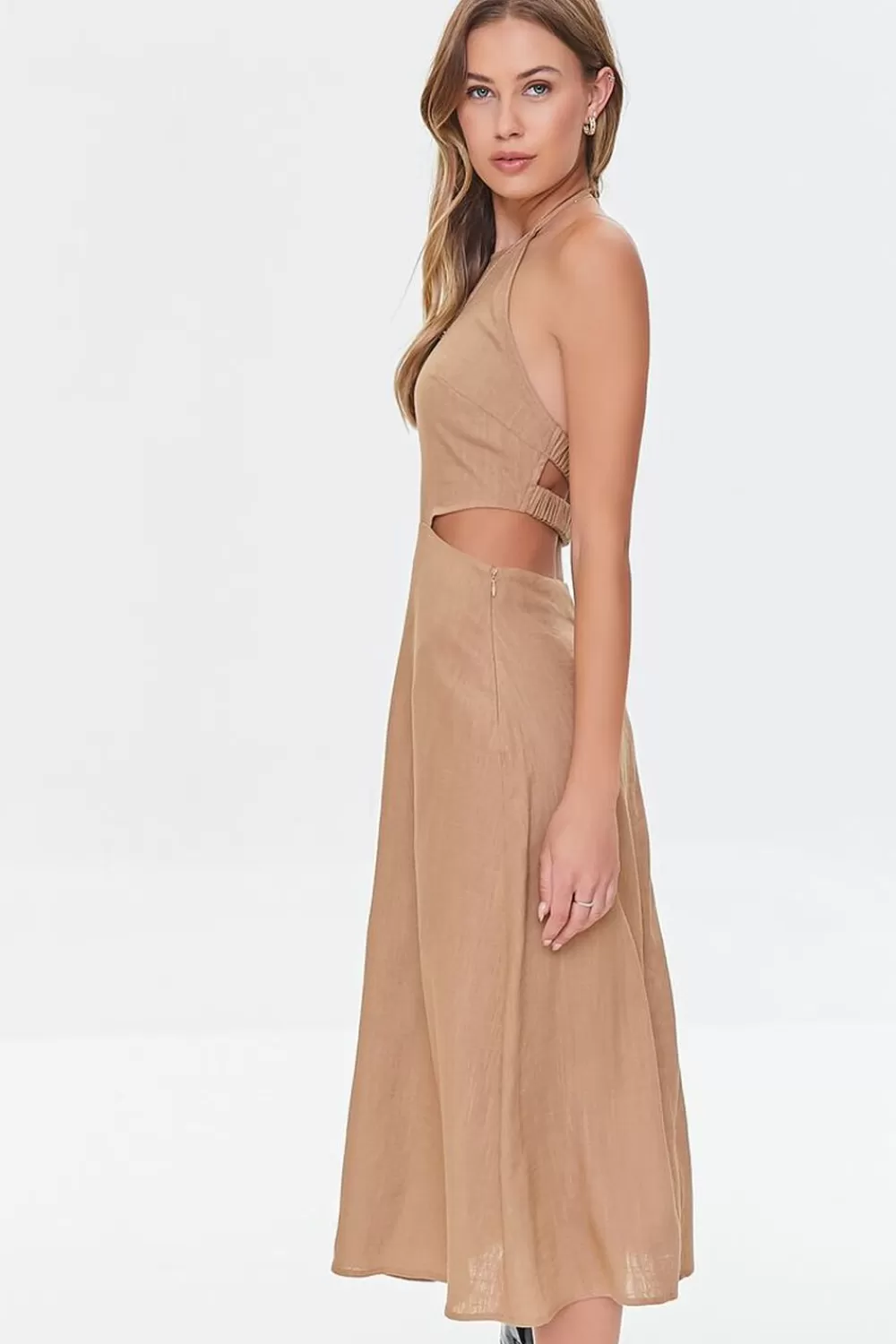Forever 21 Cutout Self-Tie Halter Dress | Women Dresses