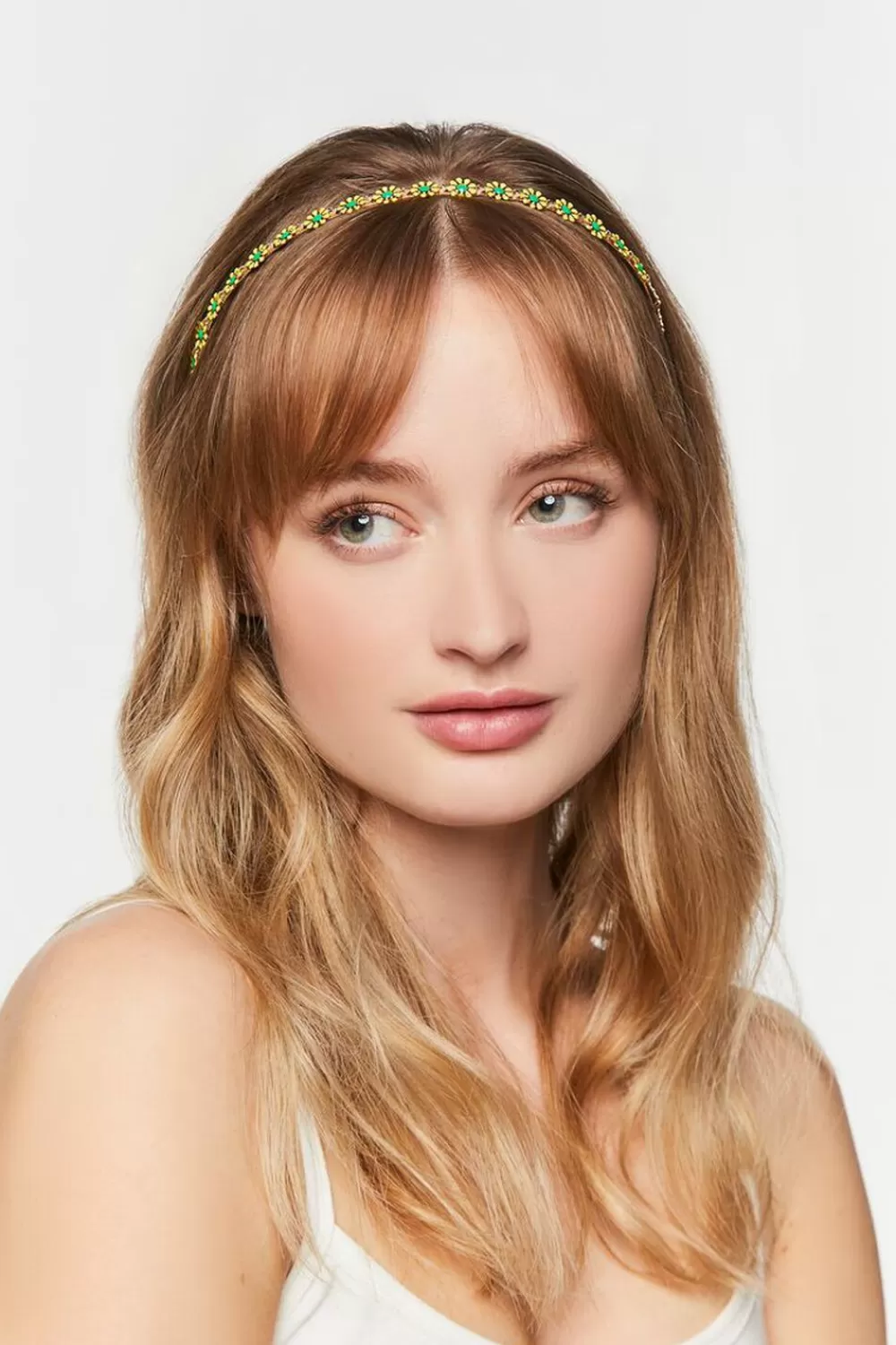 Hair Accessories>Forever 21 Daisy Embellished Headband Yellow/Multi