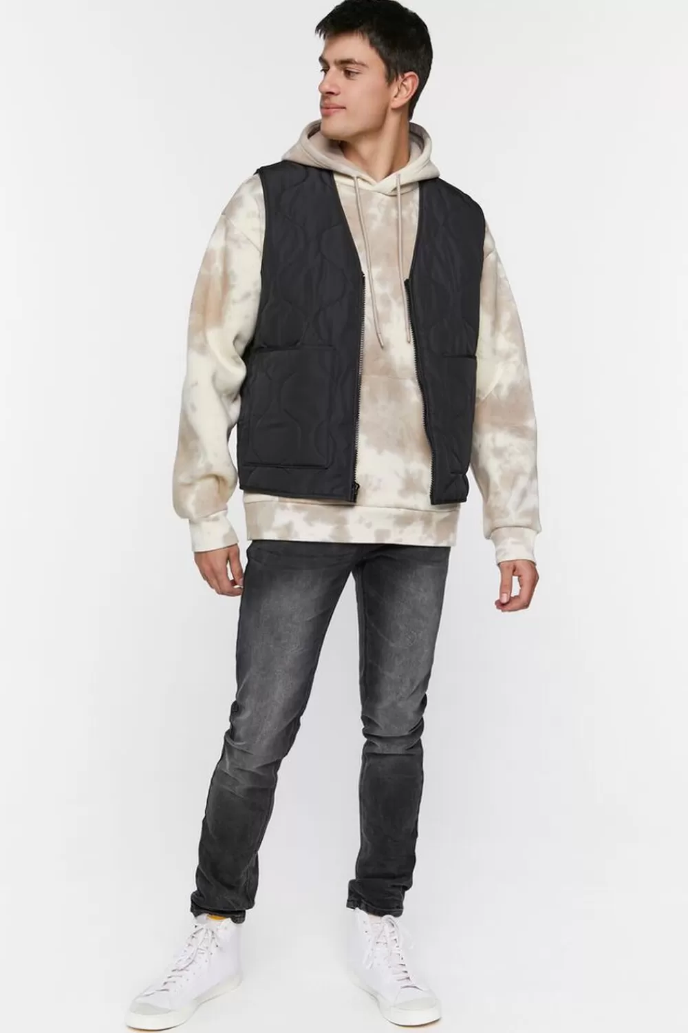 Jeans + Denim>Forever 21 Faded Skinny Jeans Washed Black