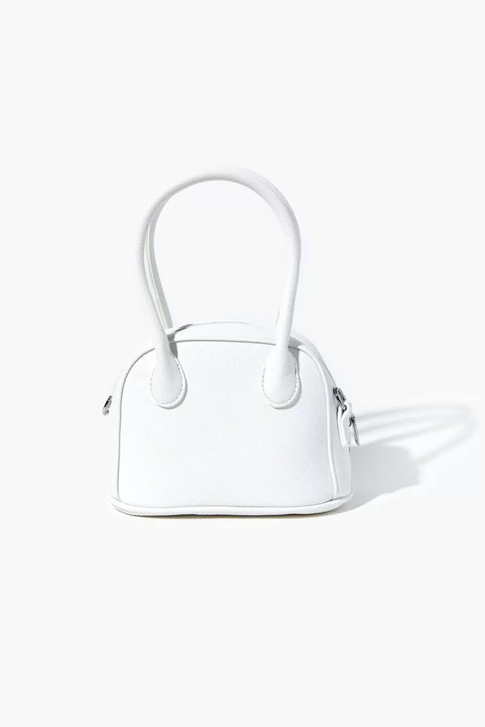Bags + Backpacks>Forever 21 Faux Leather Satchel White