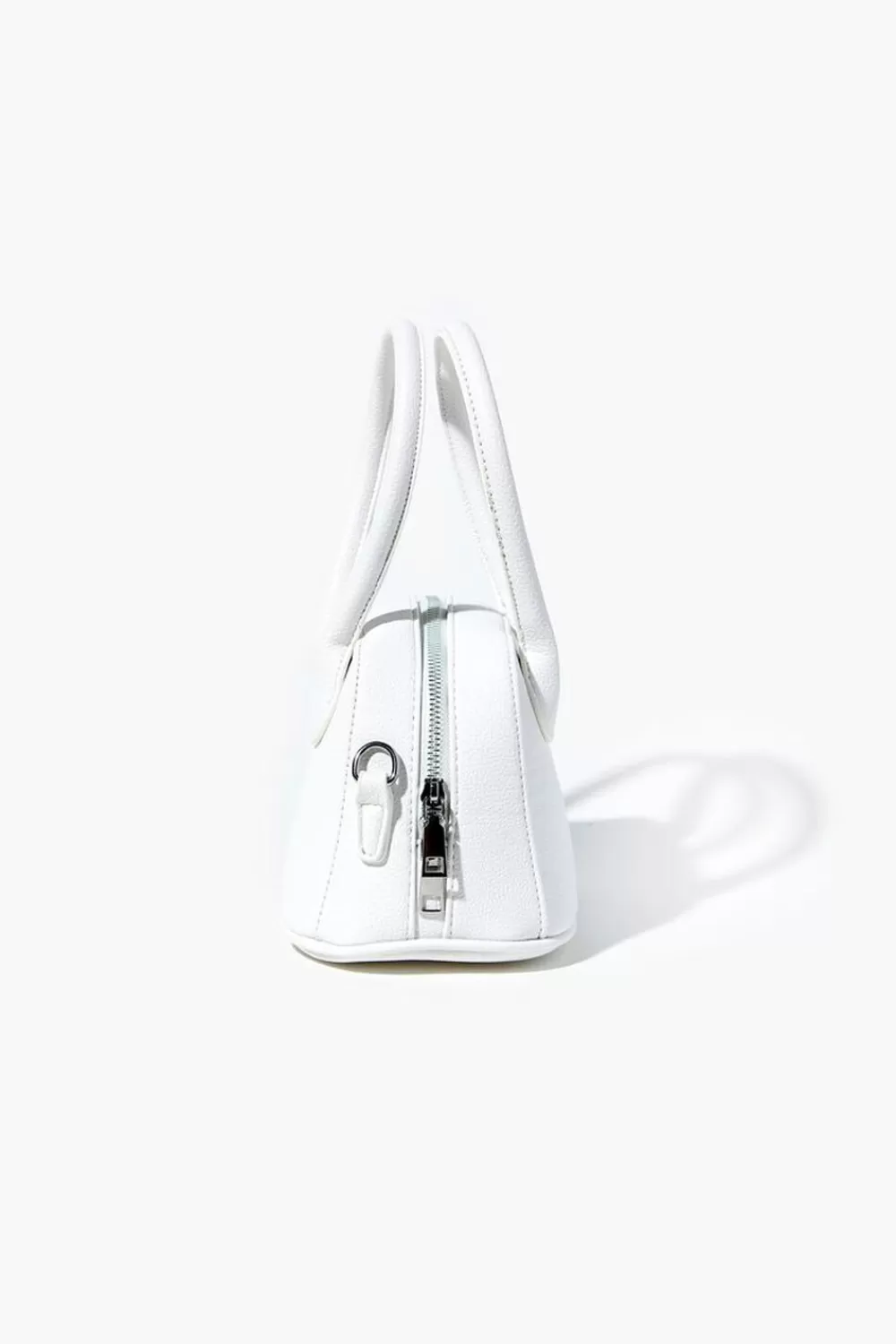 Bags + Backpacks>Forever 21 Faux Leather Satchel White