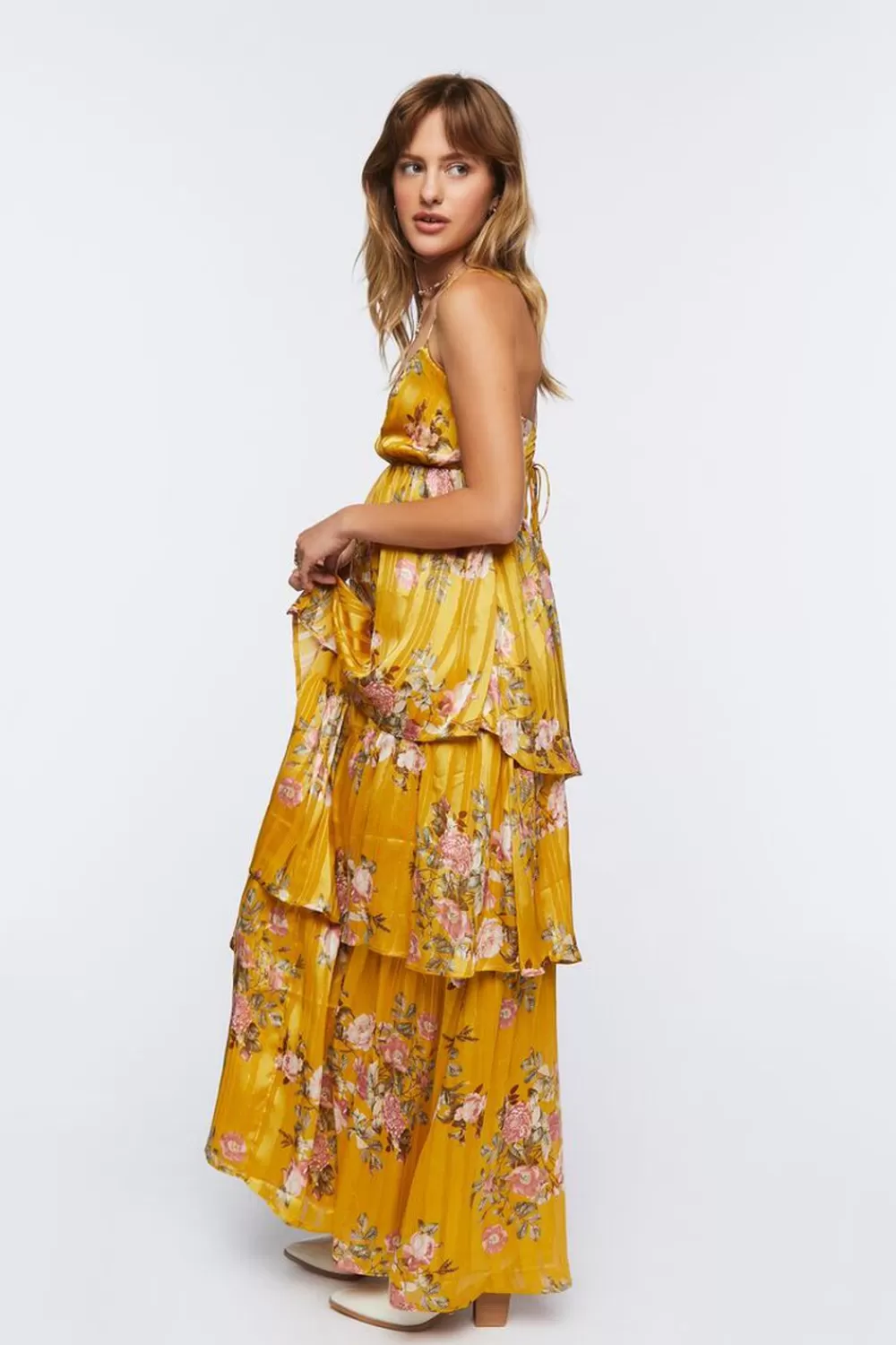 Forever 21 Floral Jacquard Maxi Dress | Women Dresses