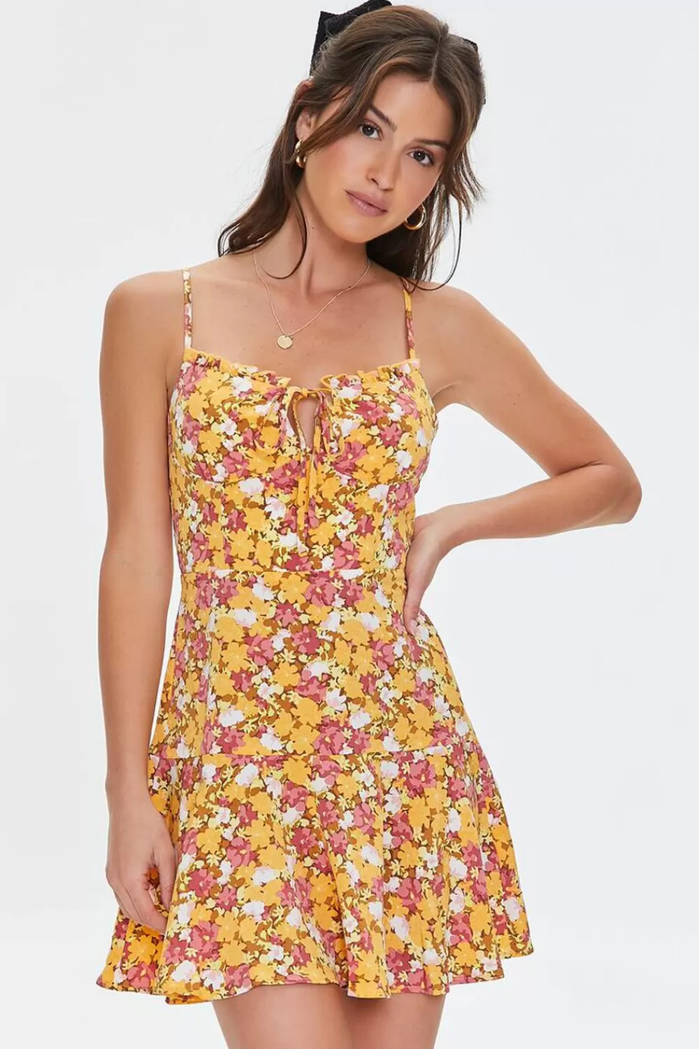 Forever 21 Floral Print Cami Mini Dress | Women Dresses