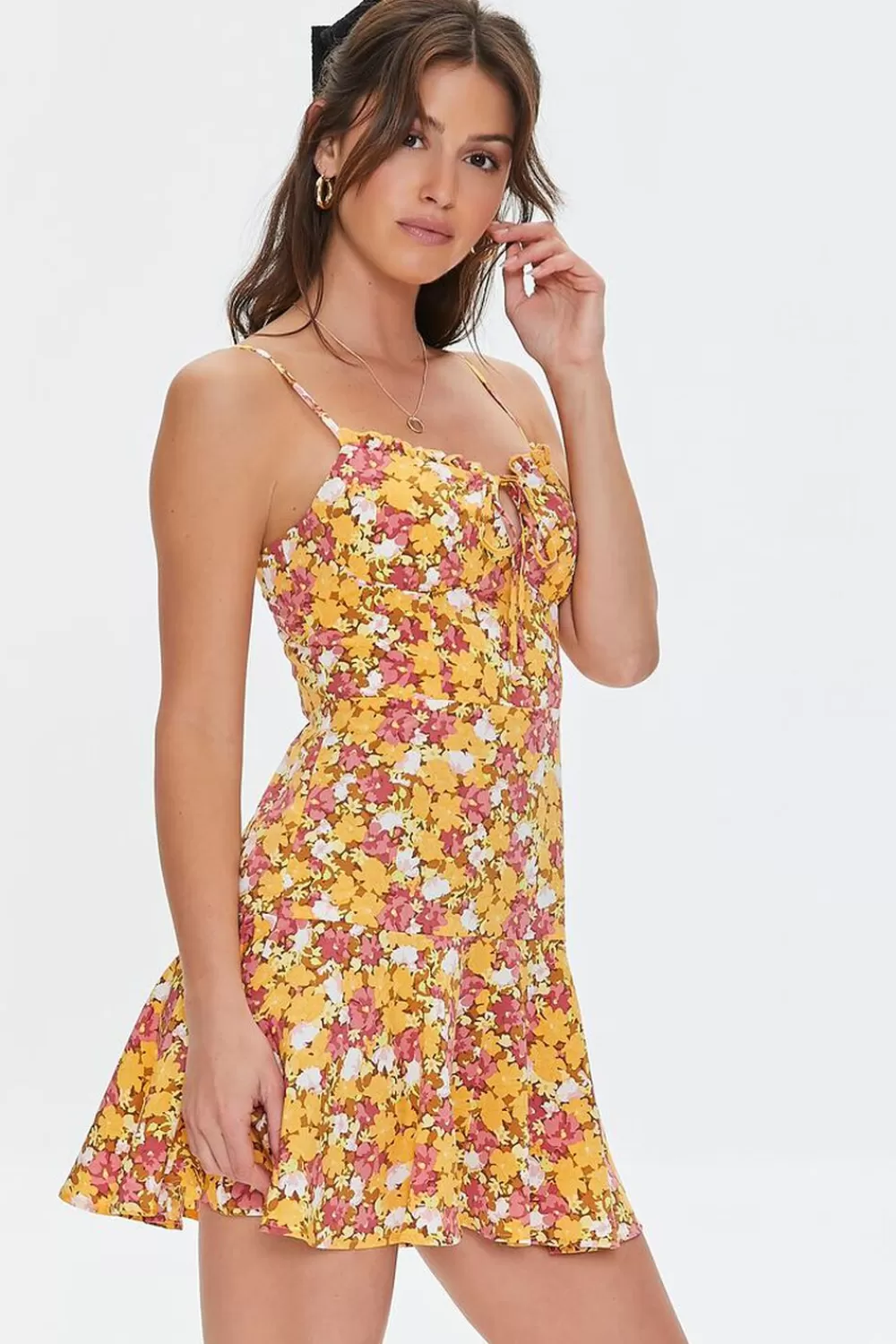 Forever 21 Floral Print Cami Mini Dress | Women Dresses