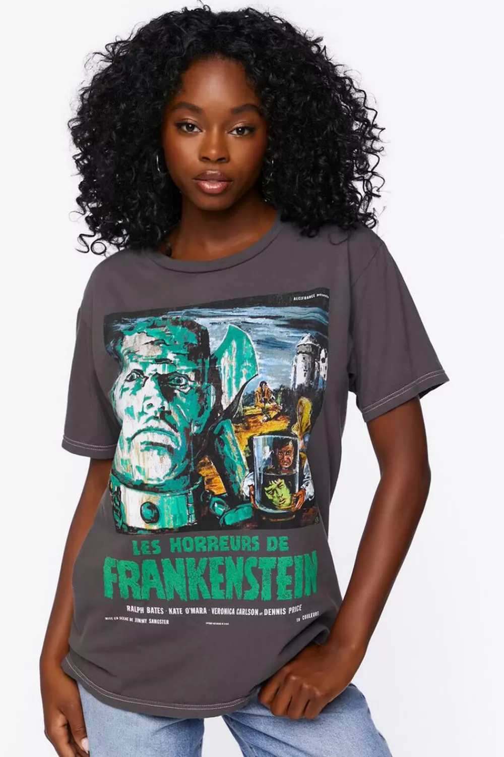 Forever 21 Frankenstein Graphic Tee | Women Tops