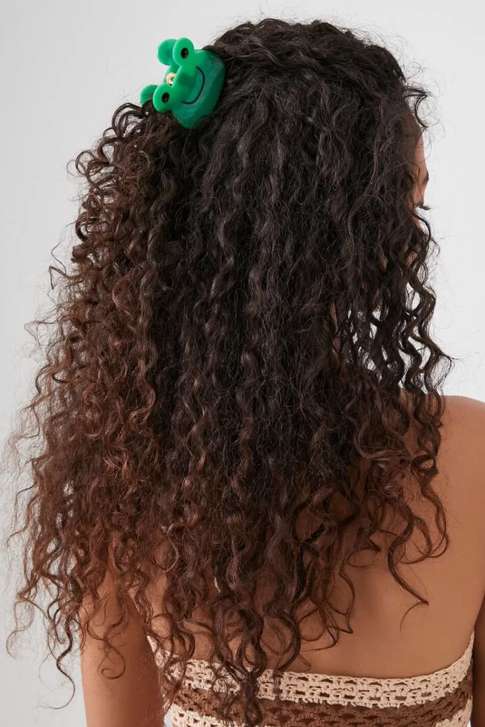 Hair Accessories>Forever 21 Frog Claw Hair Clip Green