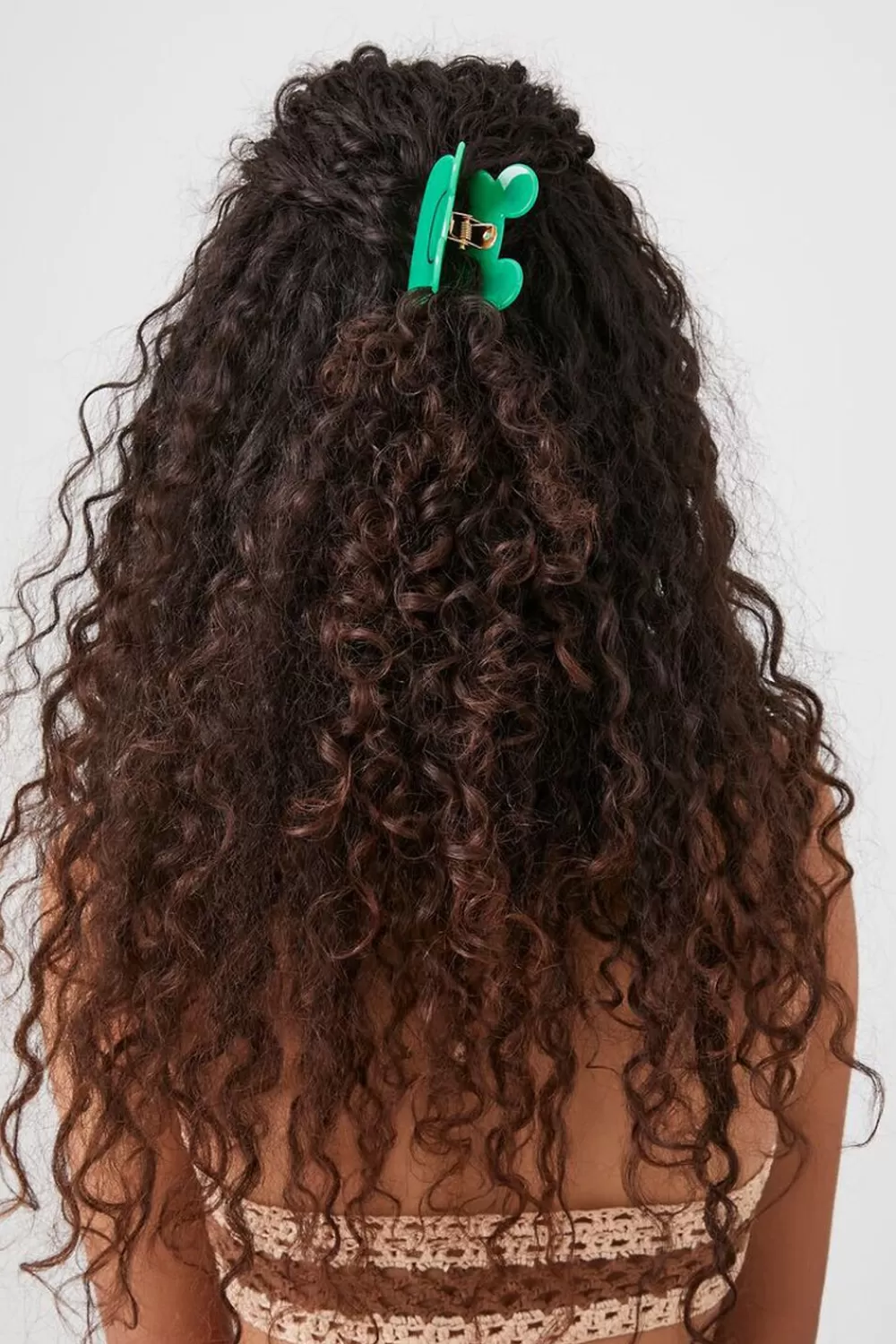 Hair Accessories>Forever 21 Frog Claw Hair Clip Green