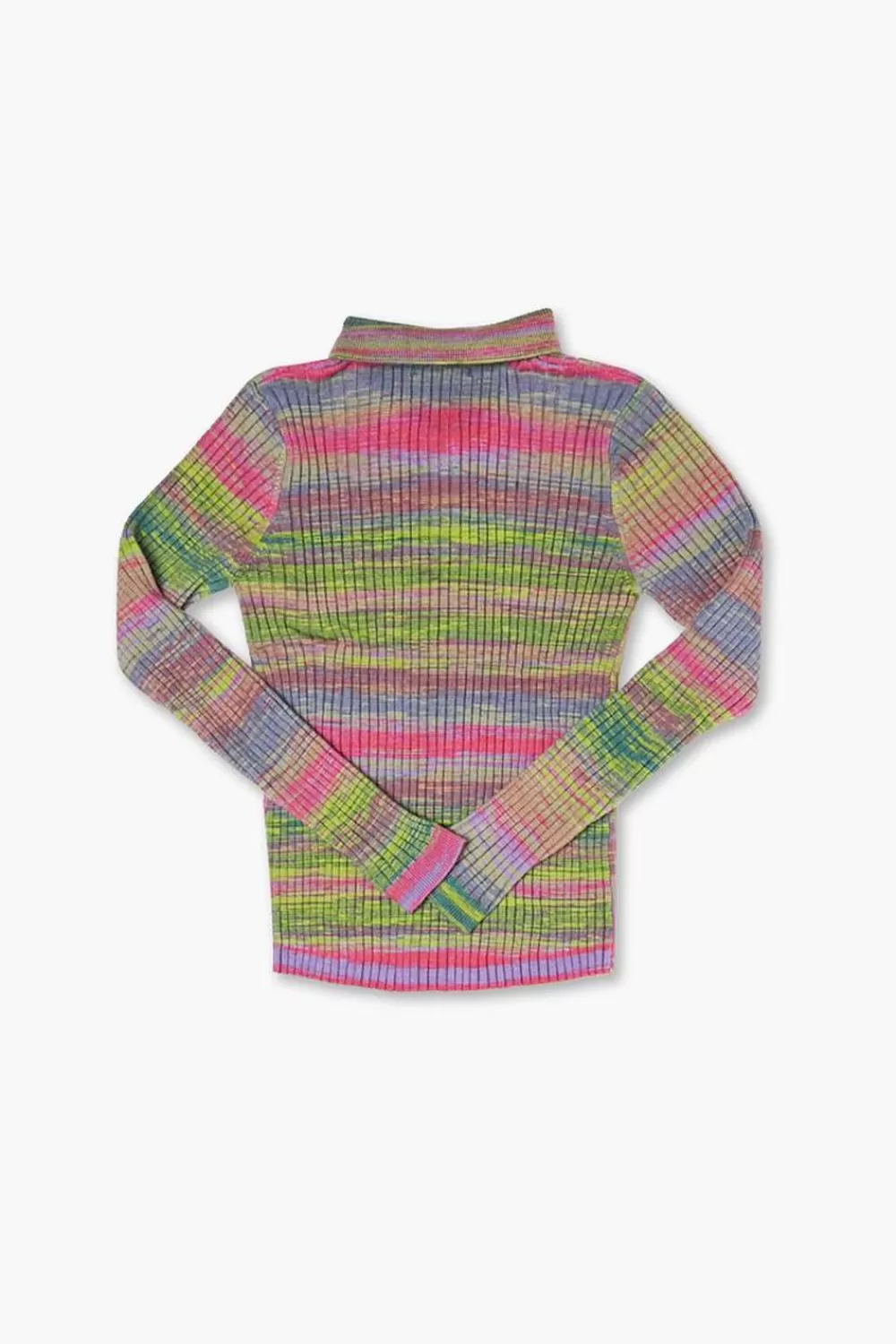 Sweaters + Cardigans>Forever 21 Girls Abstract Print Cardigan Sweater (Kids) Green/Multi