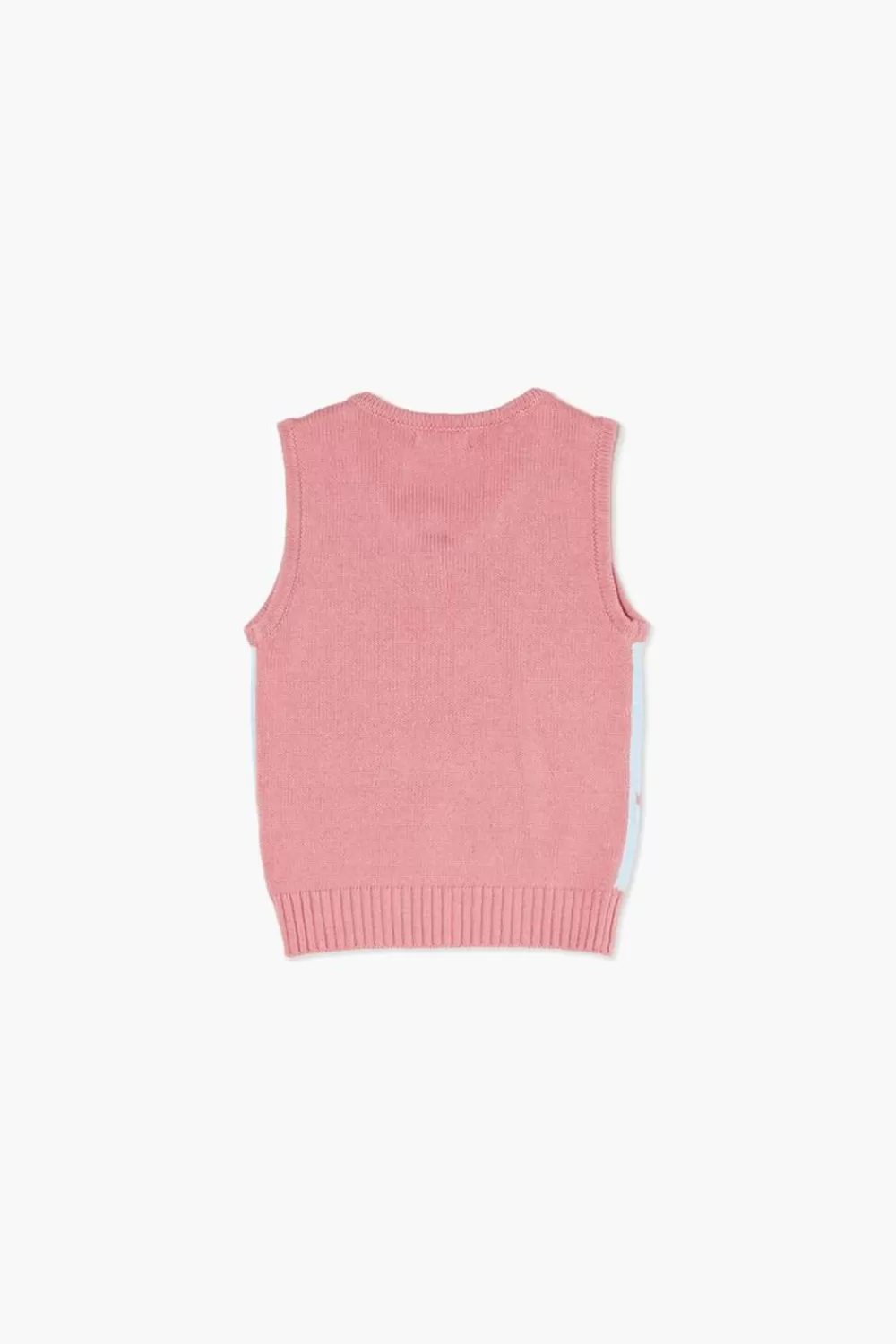 Sweaters + Cardigans>Forever 21 Girls Argyle Sweater Vest (Kids) Pink/Multi