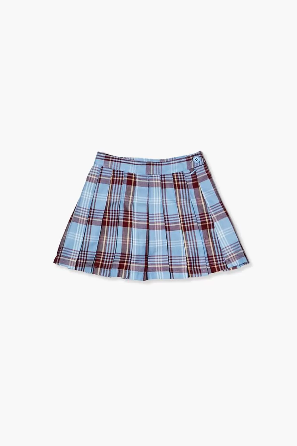 Bottoms>Forever 21 Girls Plaid A-Line Skirt (Kids) Blue/Multi