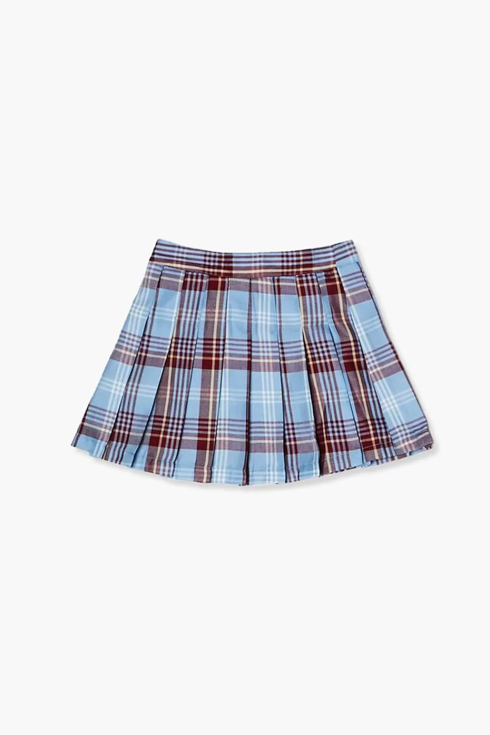 Bottoms>Forever 21 Girls Plaid A-Line Skirt (Kids) Blue/Multi