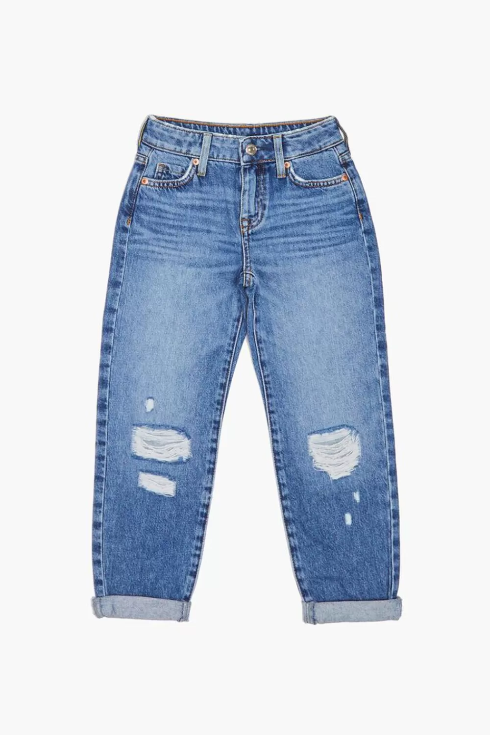 Bottoms>Forever 21 Girls Recycled Cotton Jeans (Kids) Medium Denim