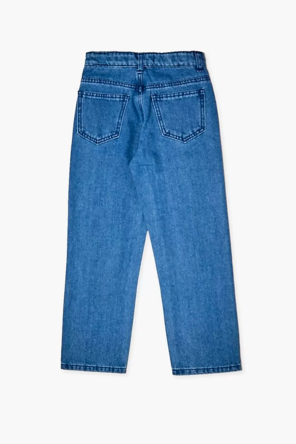 Bottoms>Forever 21 Girls Rhinestone-Striped Jeans (Kids) Medium Denim