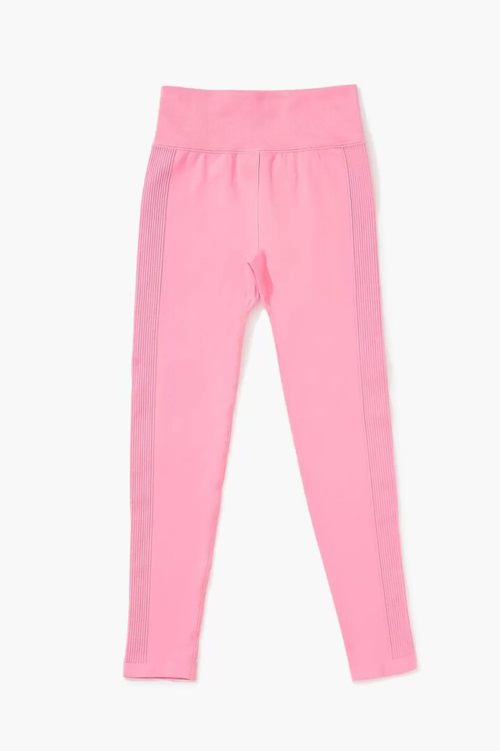 Bottoms>Forever 21 Girls Seamless Ribbed Leggings (Kids) Pink