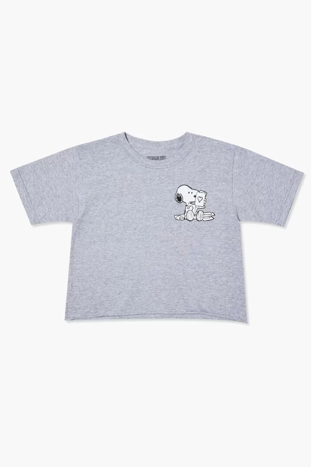 Tops>Forever 21 Girls Snoopy Graphic Tee (Kids) Heather Grey
