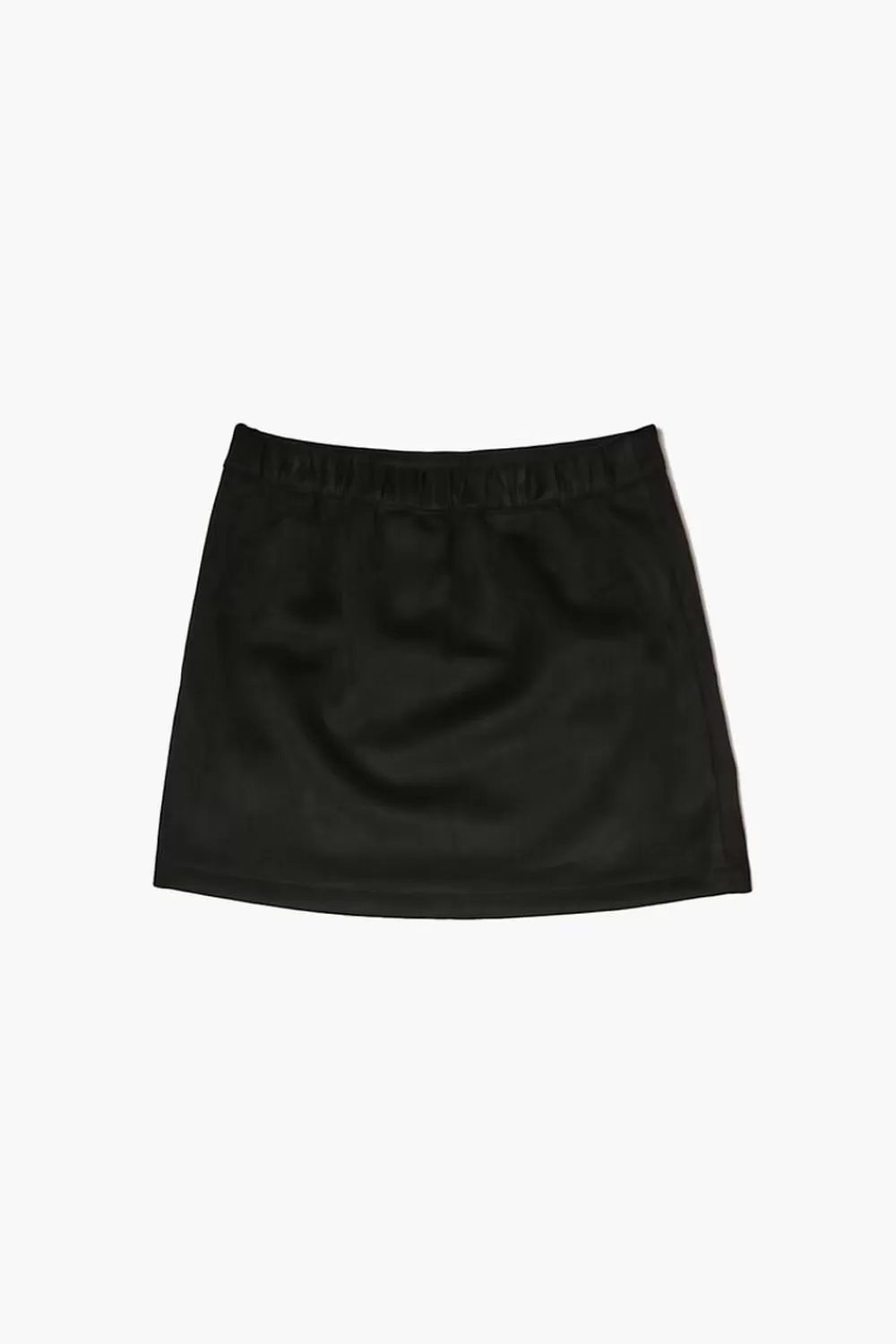 Bottoms>Forever 21 Girls Suede Butterfly Skirt (Kids) Black/White