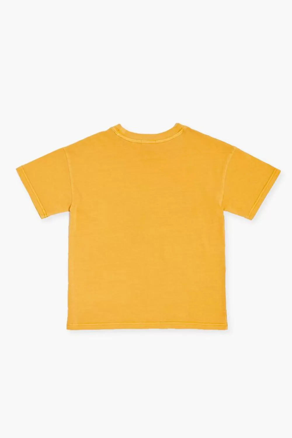 Tops>Forever 21 Girls Tie-Dye Heart Graphic Tee (Kids) Yellow/Multi