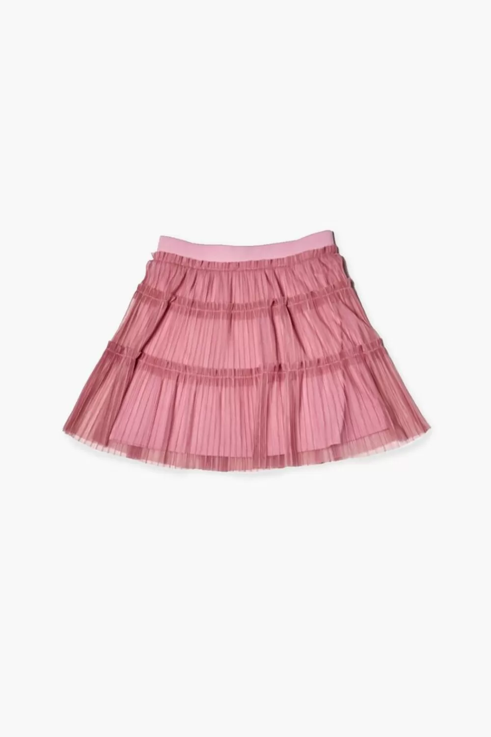 Bottoms>Forever 21 Girls Tiered Mesh Skirt (Kids) Mauve