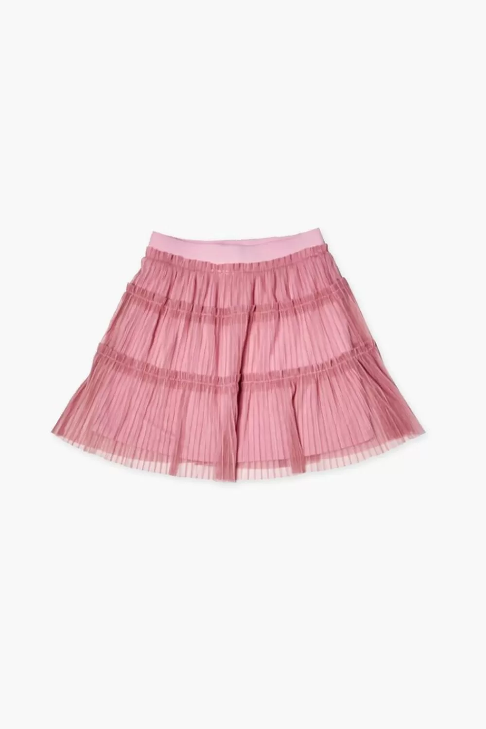 Bottoms>Forever 21 Girls Tiered Mesh Skirt (Kids) Mauve