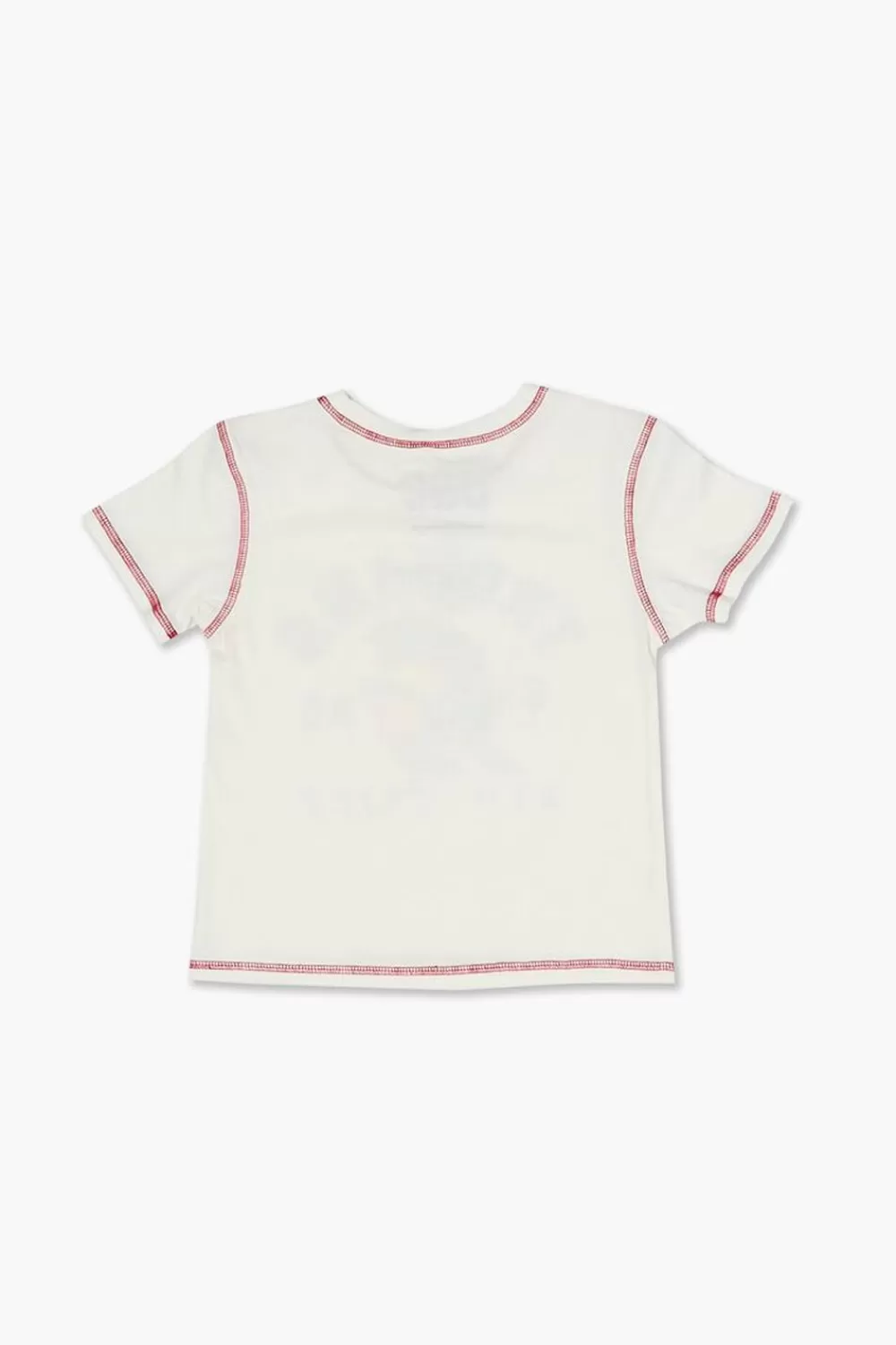 Tops>Forever 21 Girls Trojans Graphic Tee (Kids) Cream/Multi