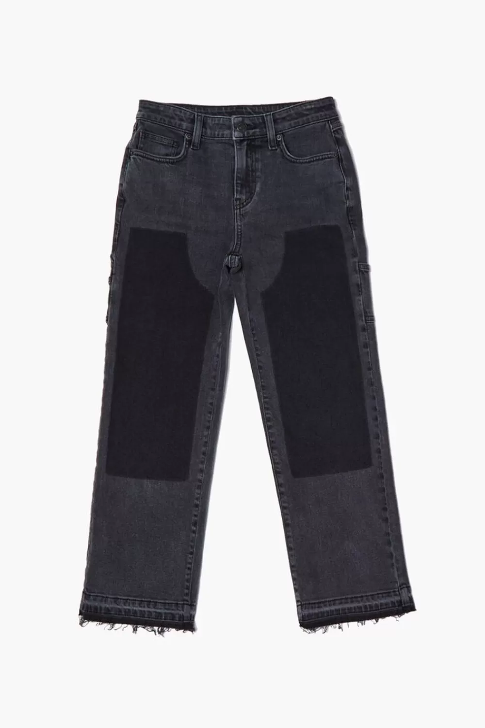 Bottoms>Forever 21 Girls Washed-Panel Jeans (Kids) Denim Black