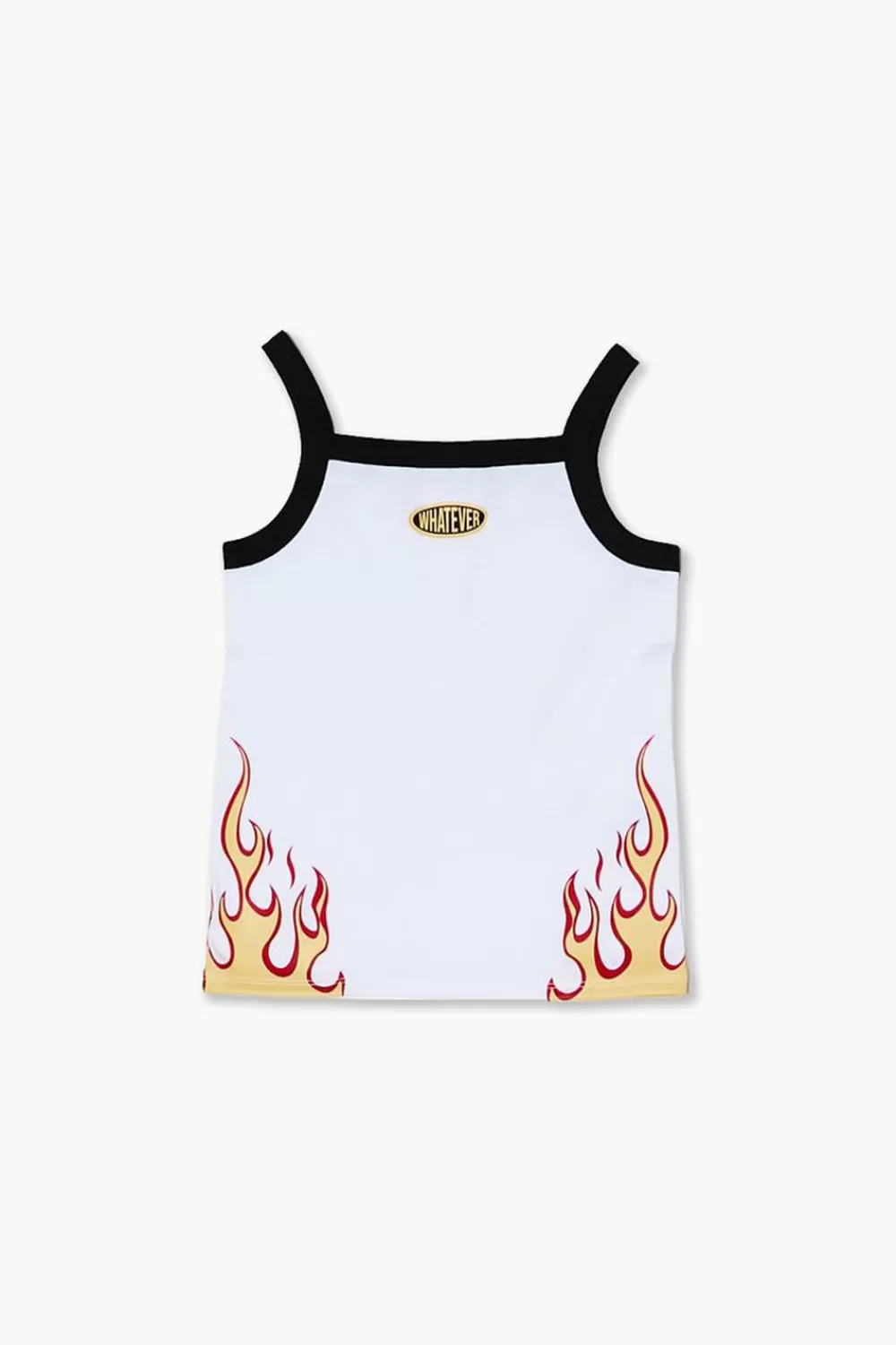 Tops>Forever 21 Girls Whatever Graphic Cami (Kids) White/Multi