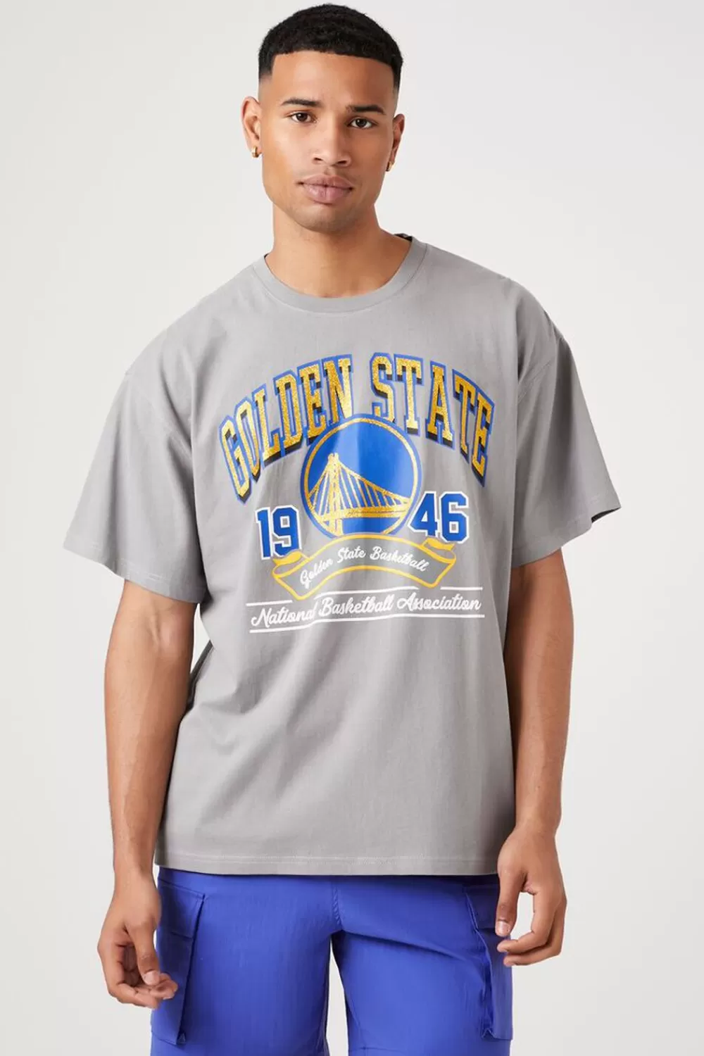 Graphic Tees>Forever 21 Golden State Warriors Graphic Tee Grey/Multi