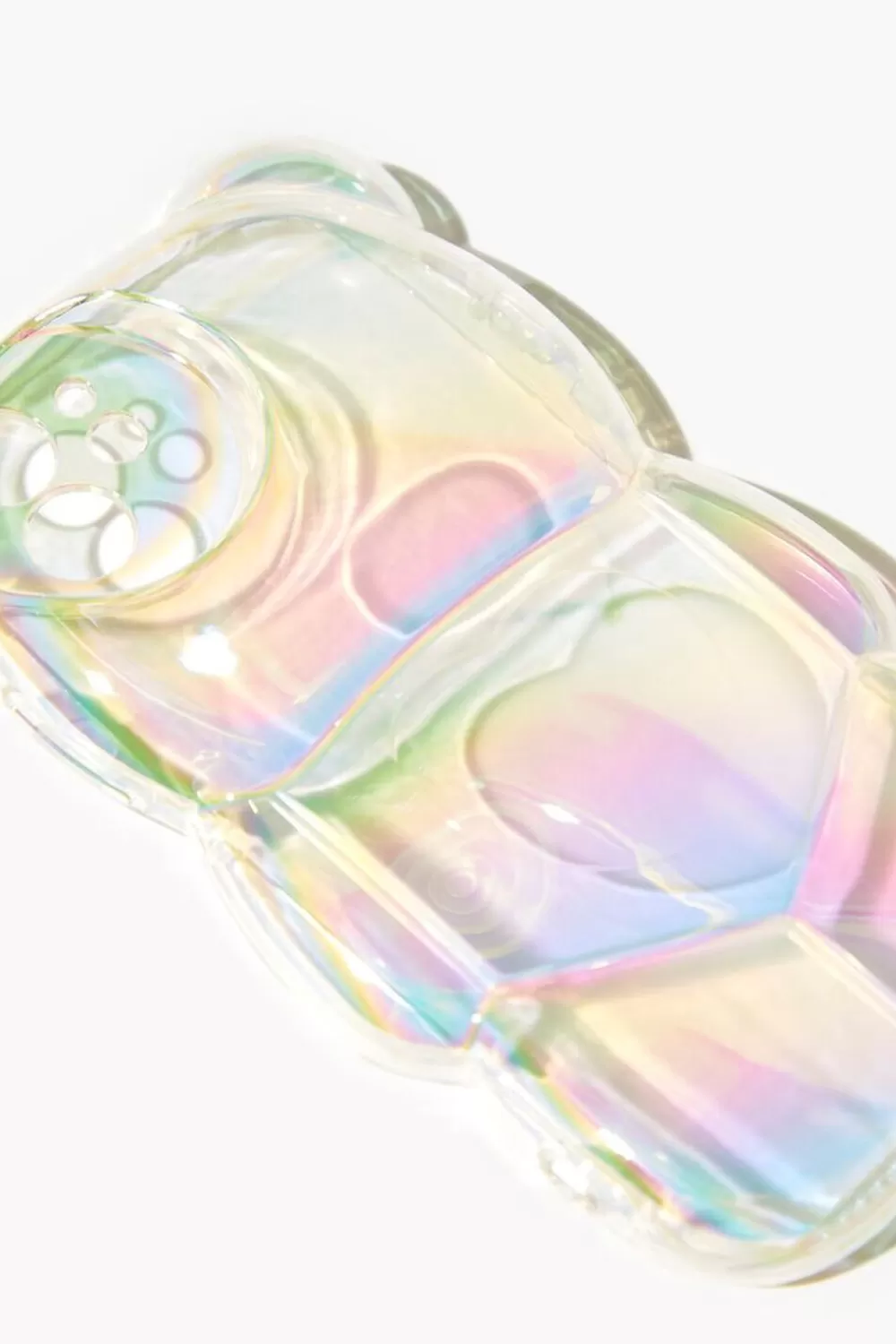 Electronics + Accessories>Forever 21 Iridescent Bubble Bear Case For Iphone 12 Rainbow