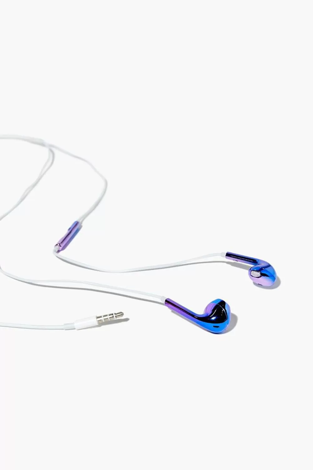 Electronics + Accessories>Forever 21 Iridescent Wired Earphones Purple
