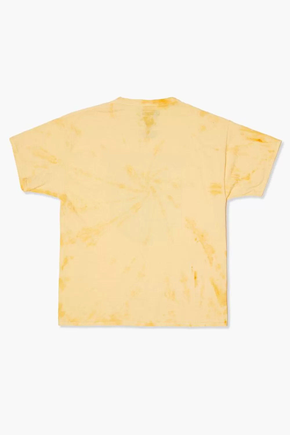 Graphic Tees>Forever 21 Iron Maiden Tie-Dye Graphic Tee Yellow/Multi