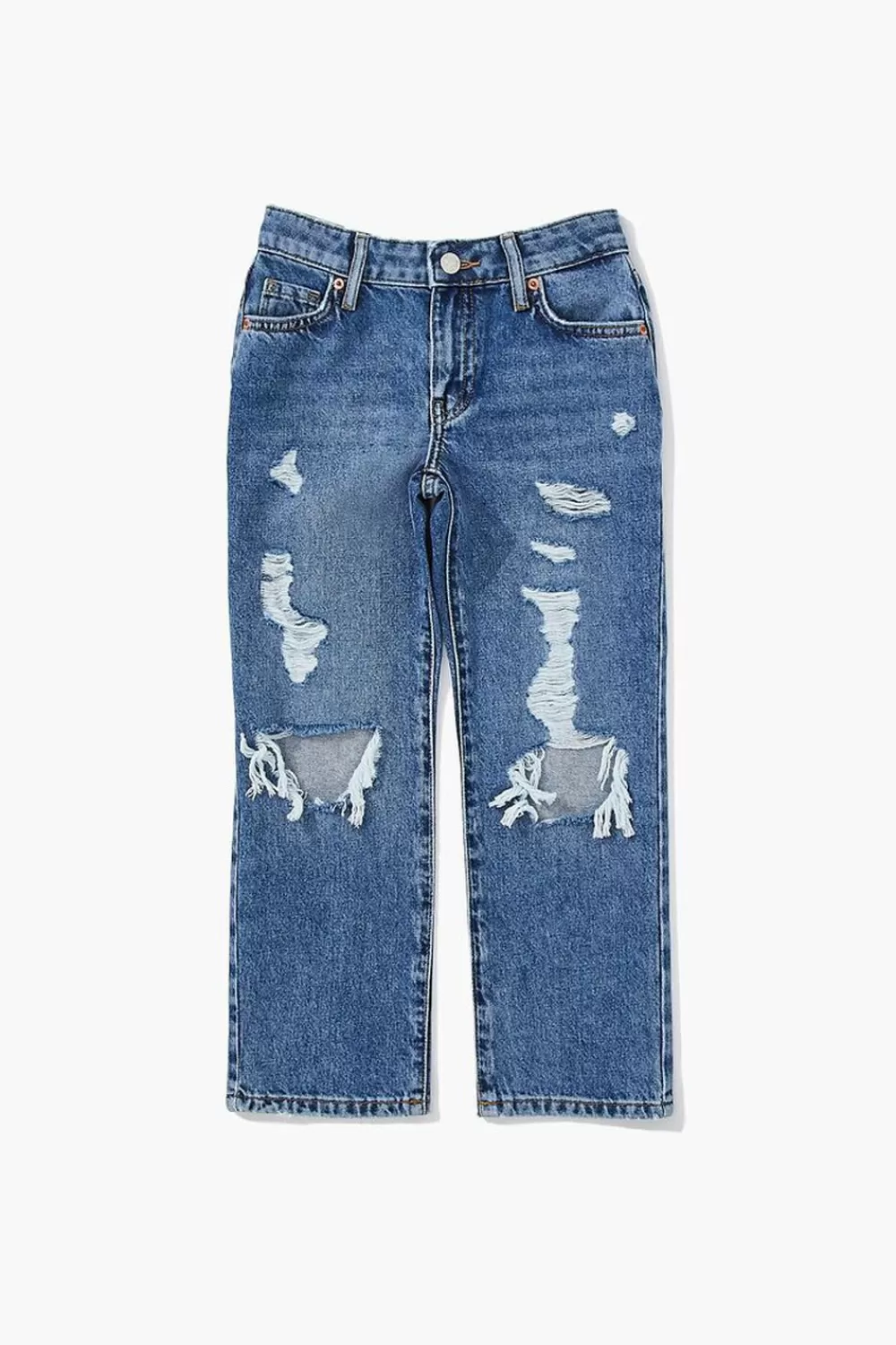 Bottoms>Forever 21 Kids 90S-Fit Jeans (Girls + Boys) Medium Denim