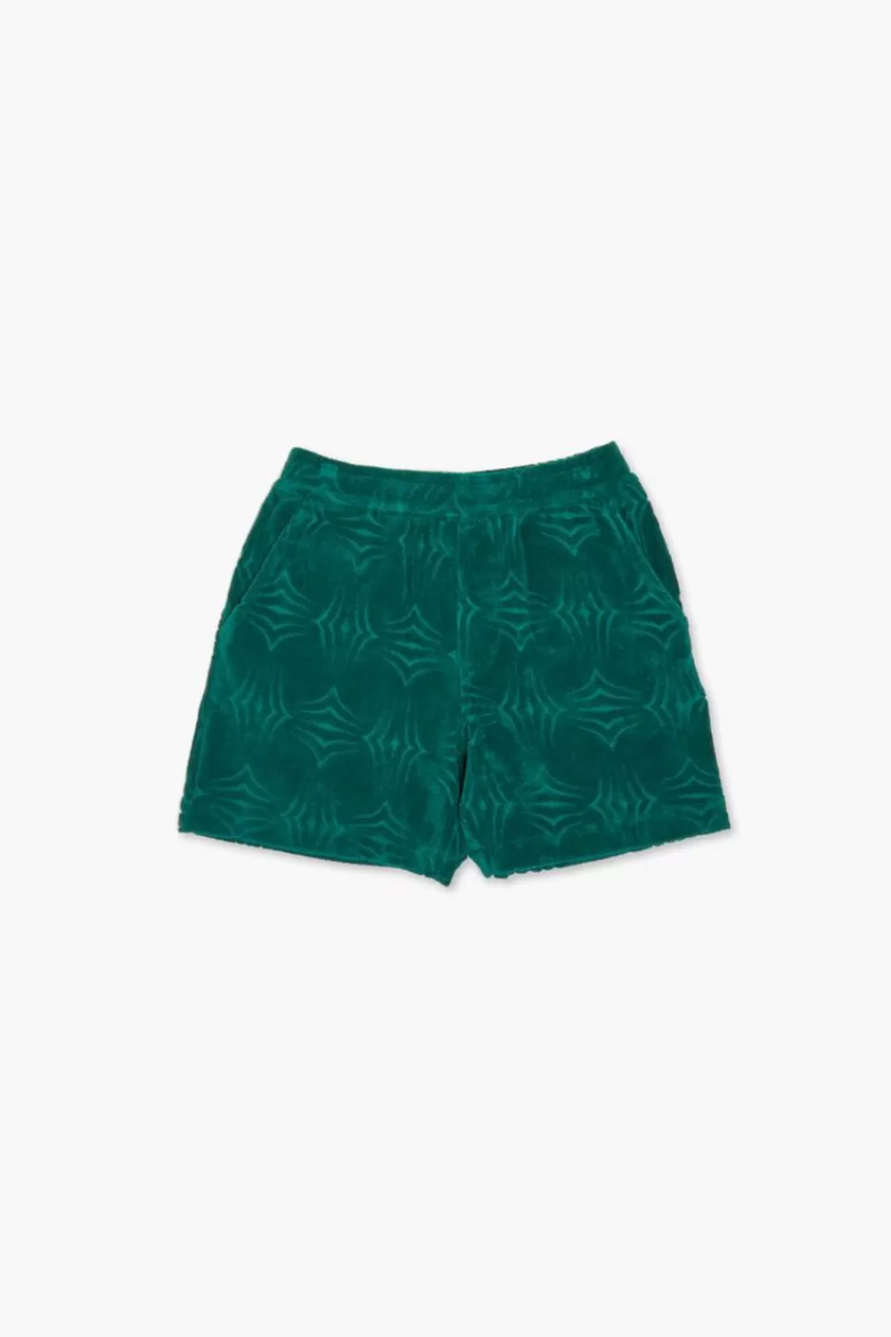 Bottoms>Forever 21 Kids Abstract Print Shorts (Girls + Boys) Hunter Green